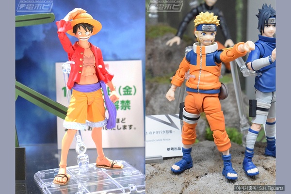 S.H.Figuarts 원피스, 나루토 신작 공개