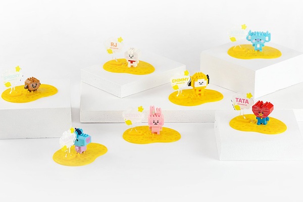 BT21 한정판 나노블럭 발매