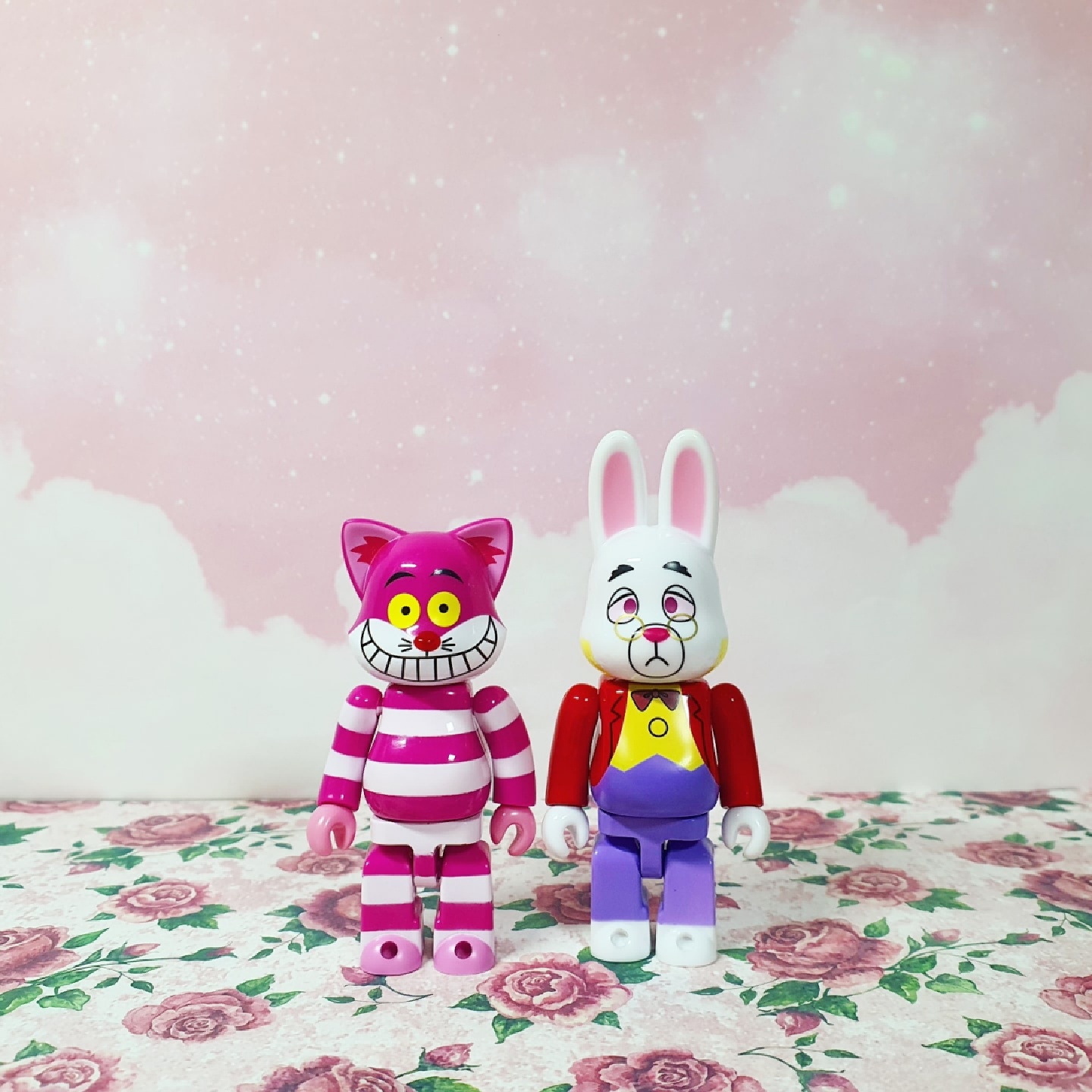 체셔&시계토끼 베어브릭🐱🐰