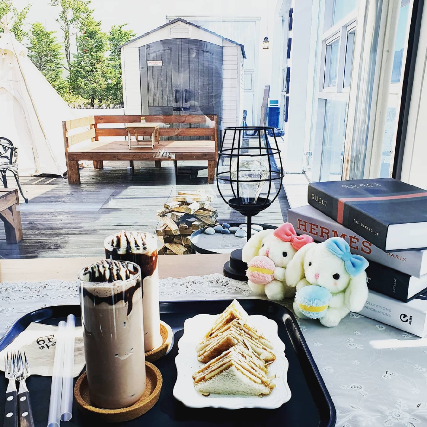 토깽이들과 함께 당분섭취💓💓