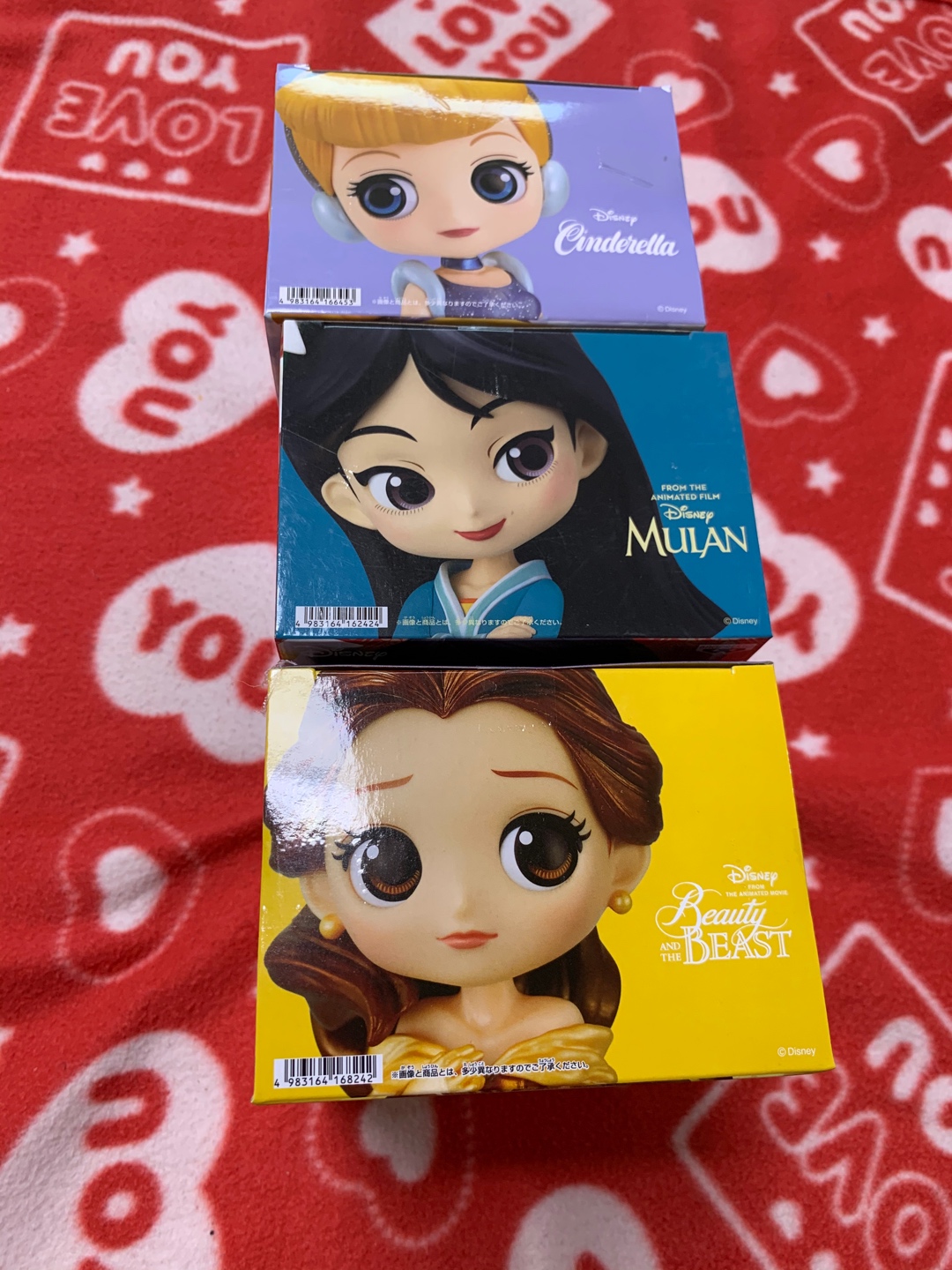 글리터 큐포스켓(벨,신데렐라)+뮬란 큐포스켓💕