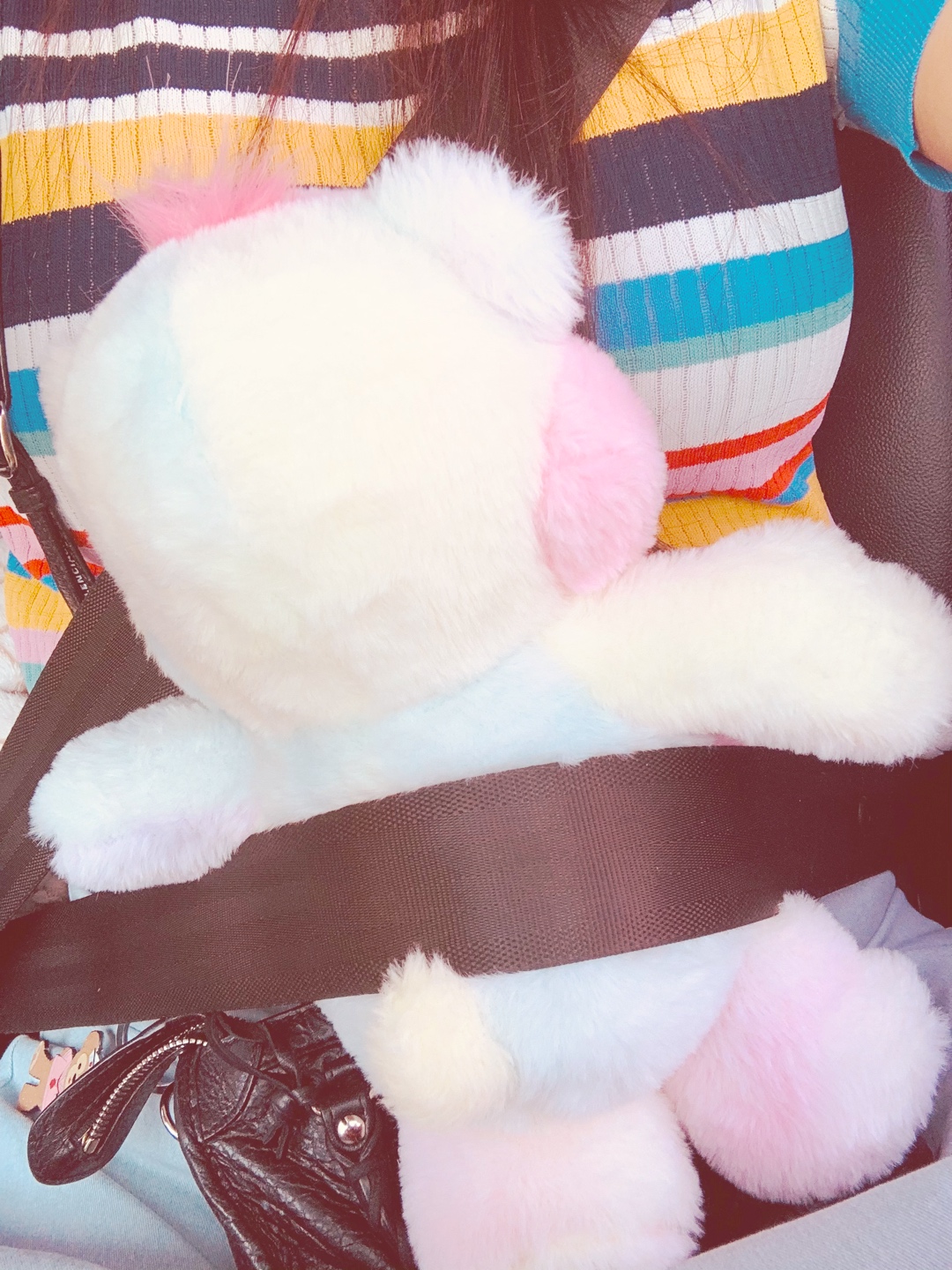 새로온인형때매 같이 운전💗