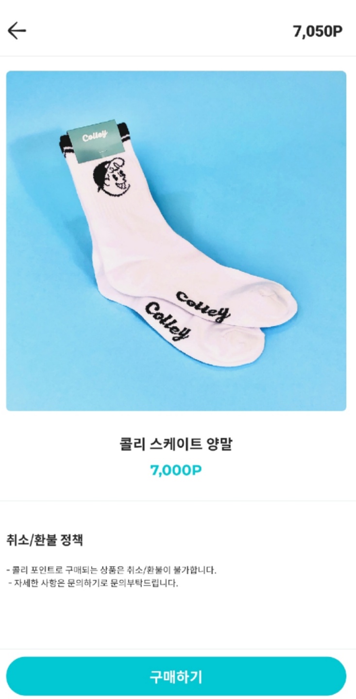 콜리 스케이트 양말 구매했어욤♡