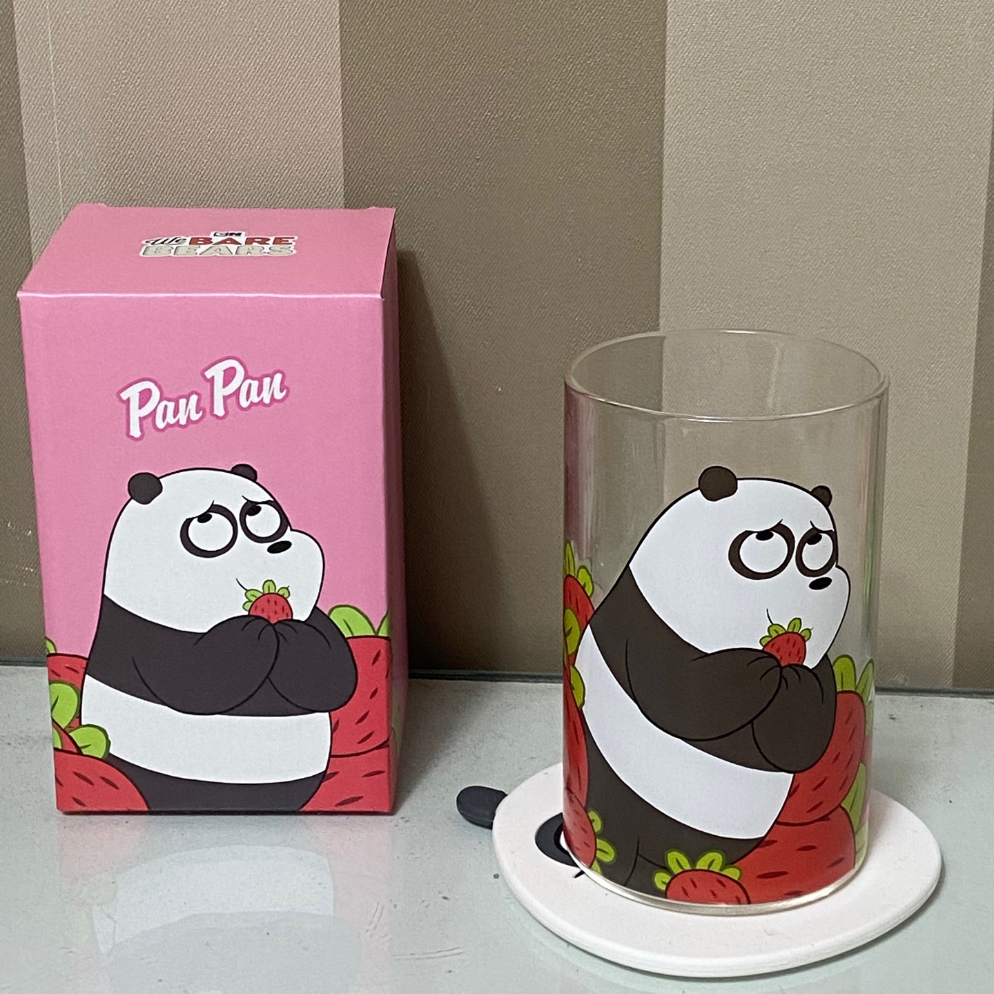 판다 유리컵🐼❤️