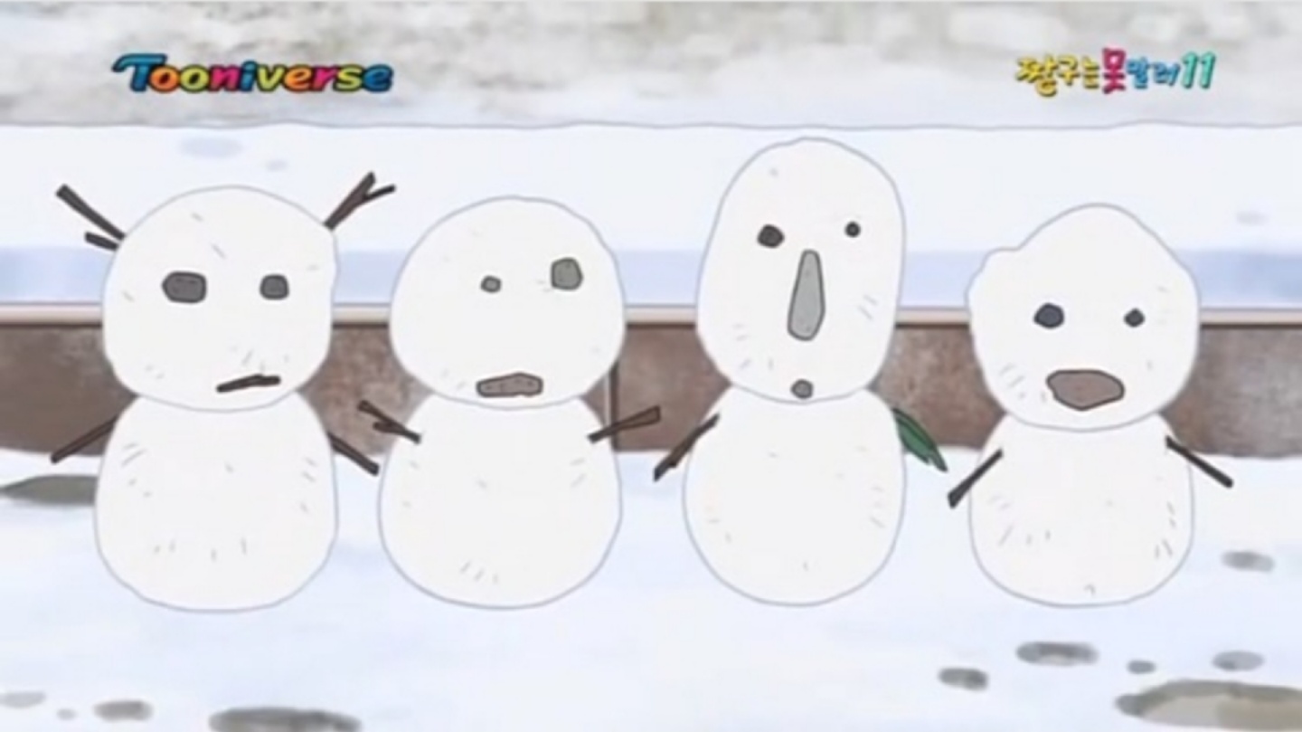 짱구 친구들 눈사람⛄