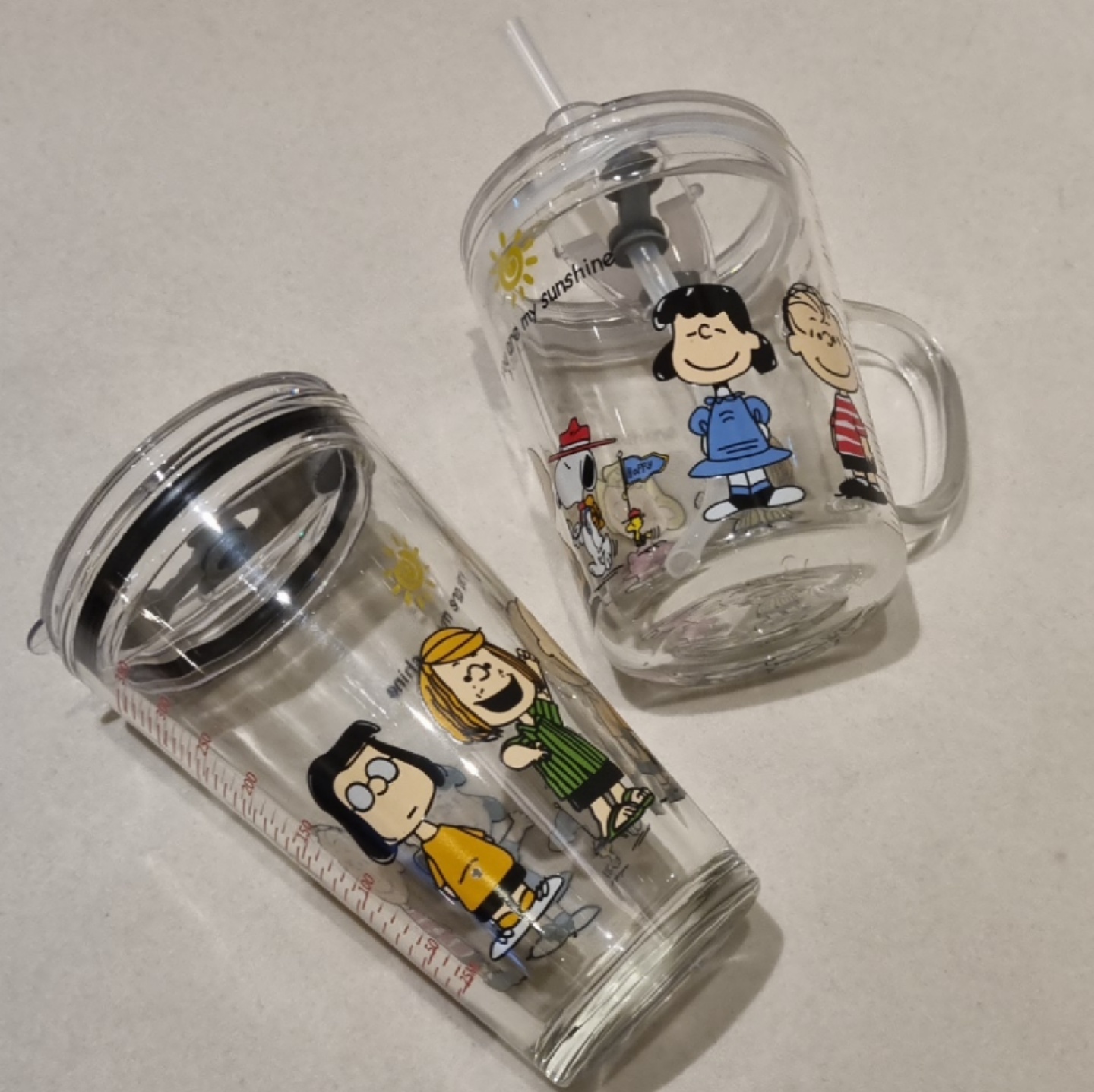 ❣스누피 유리보틀❣