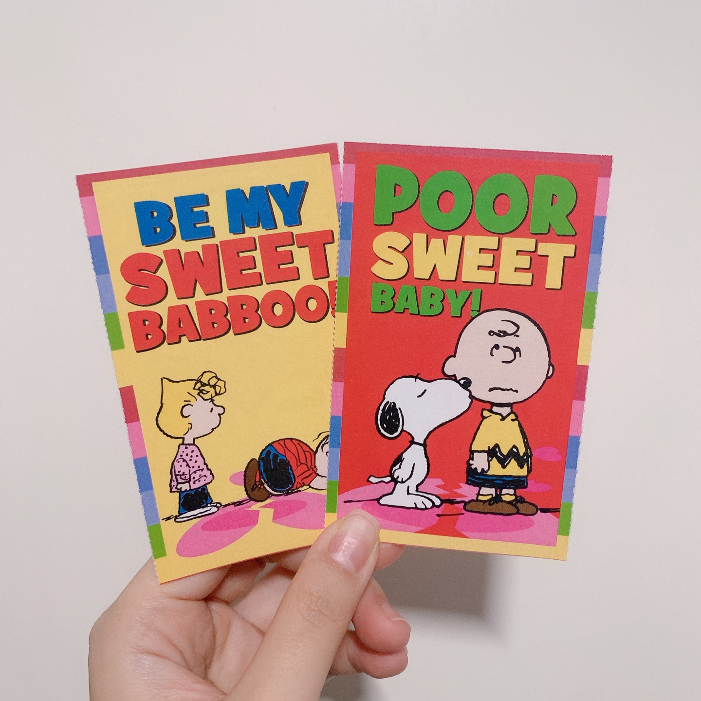 스누피 빈티지 발렌타인카드 🍫💖