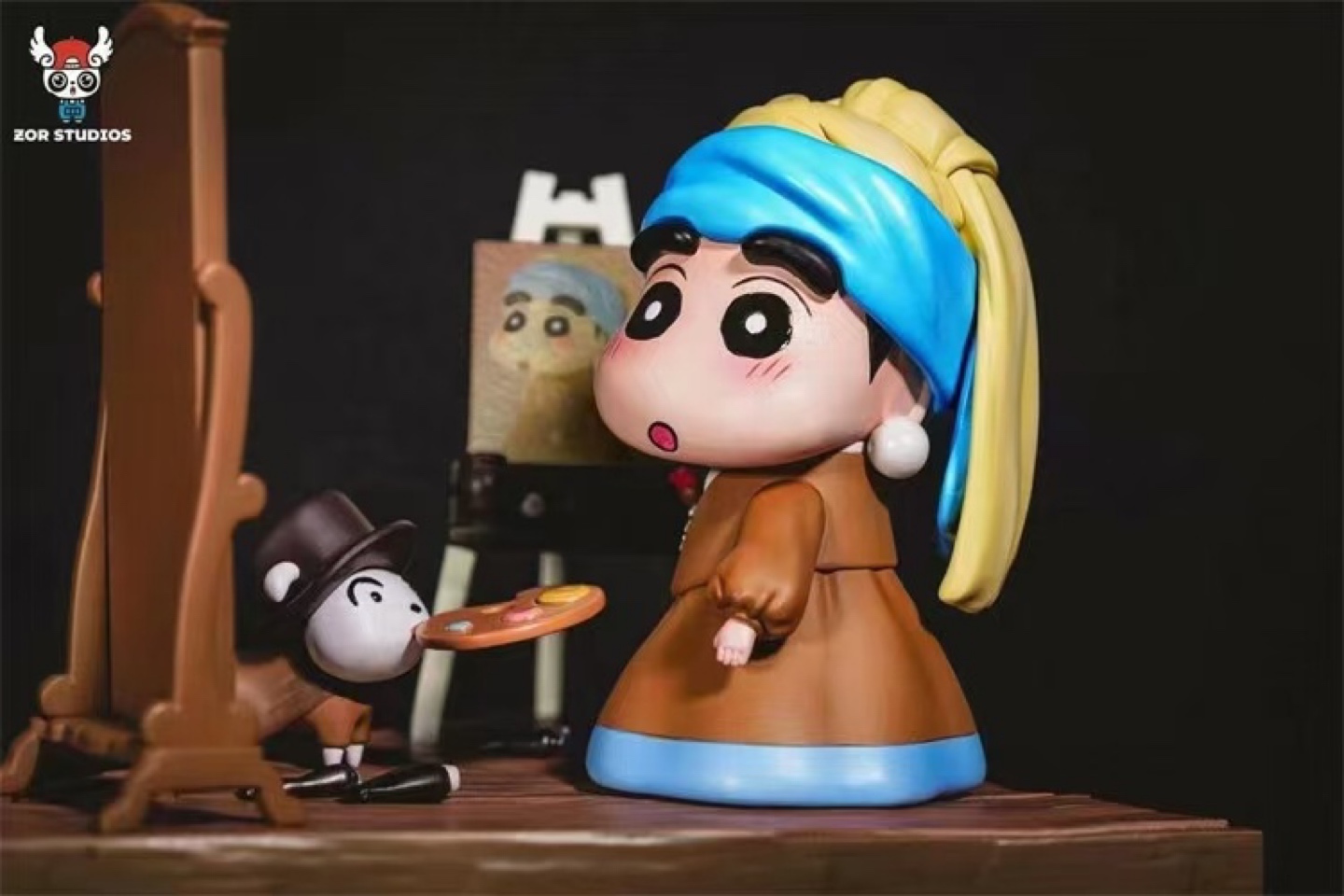 [Zor] 진주귀걸이를 한 짱구 & 흰둥이