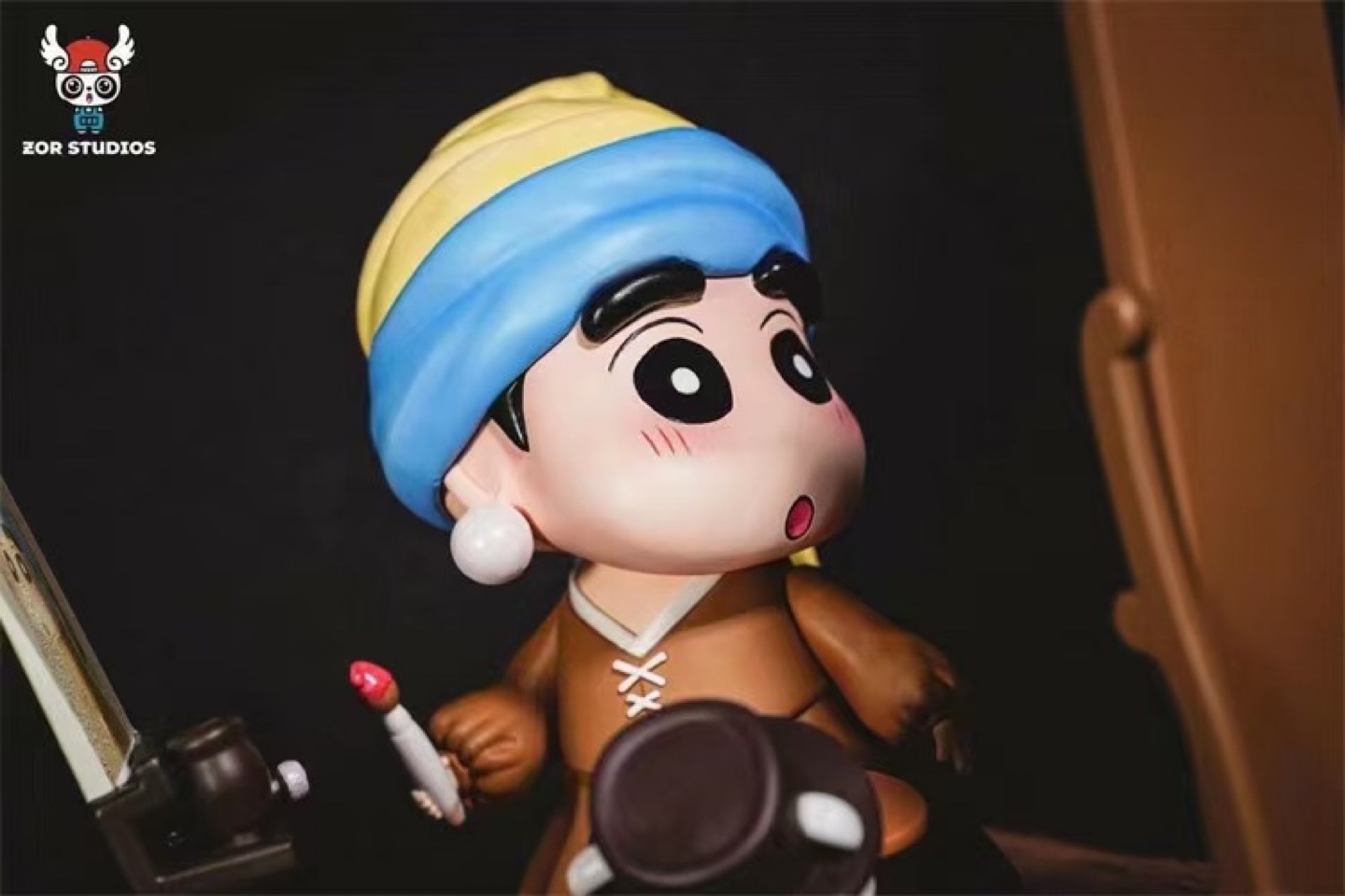 [Zor] 진주귀걸이를 한 짱구 & 흰둥이