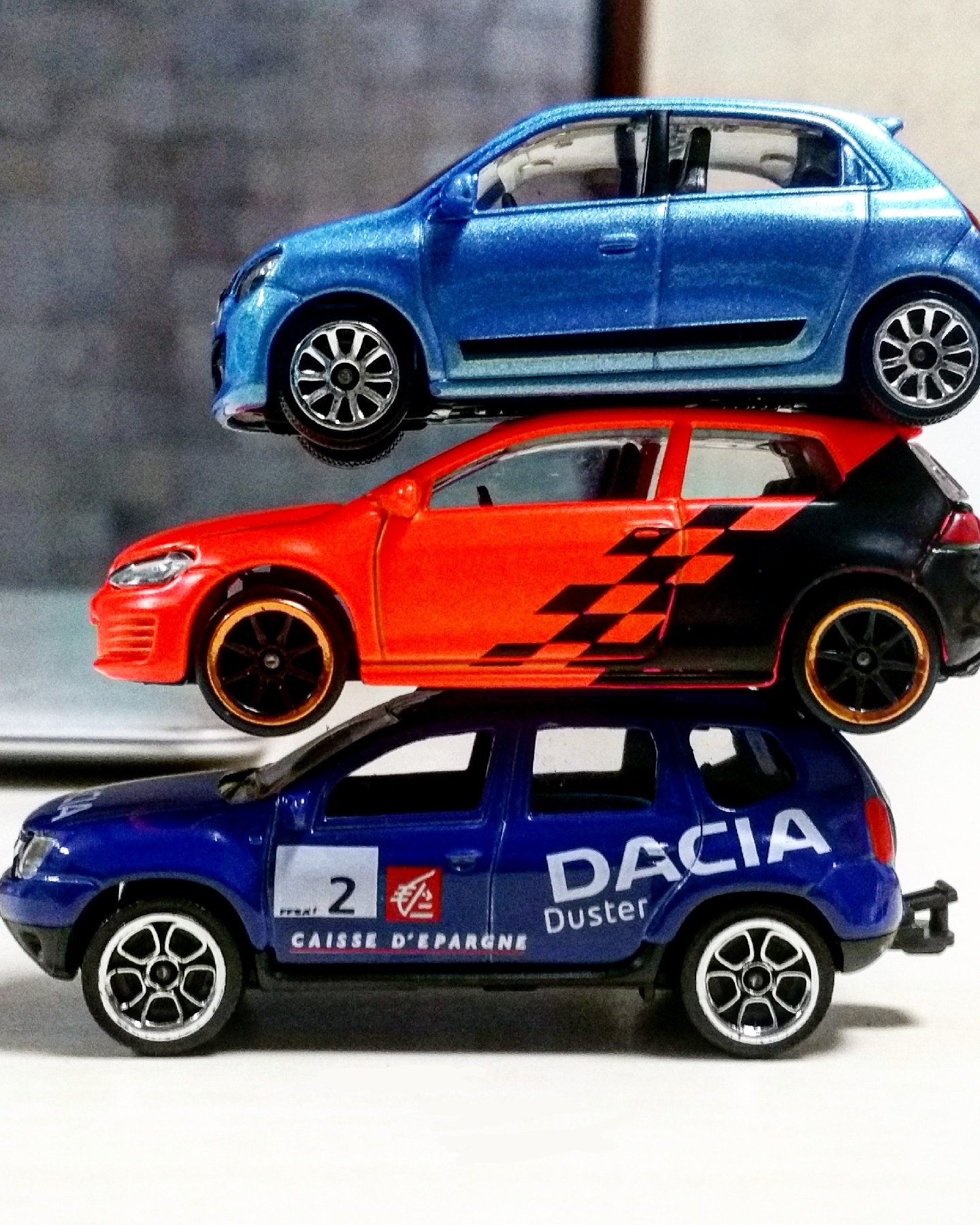 [Majorette] Renault Twingo/VW Golf/Dacia Duster