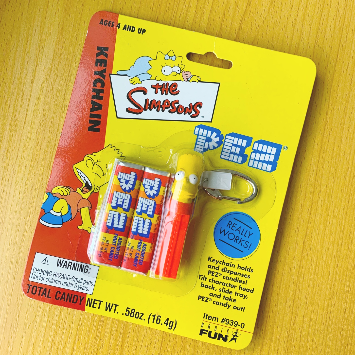 PEZ 심슨 키링