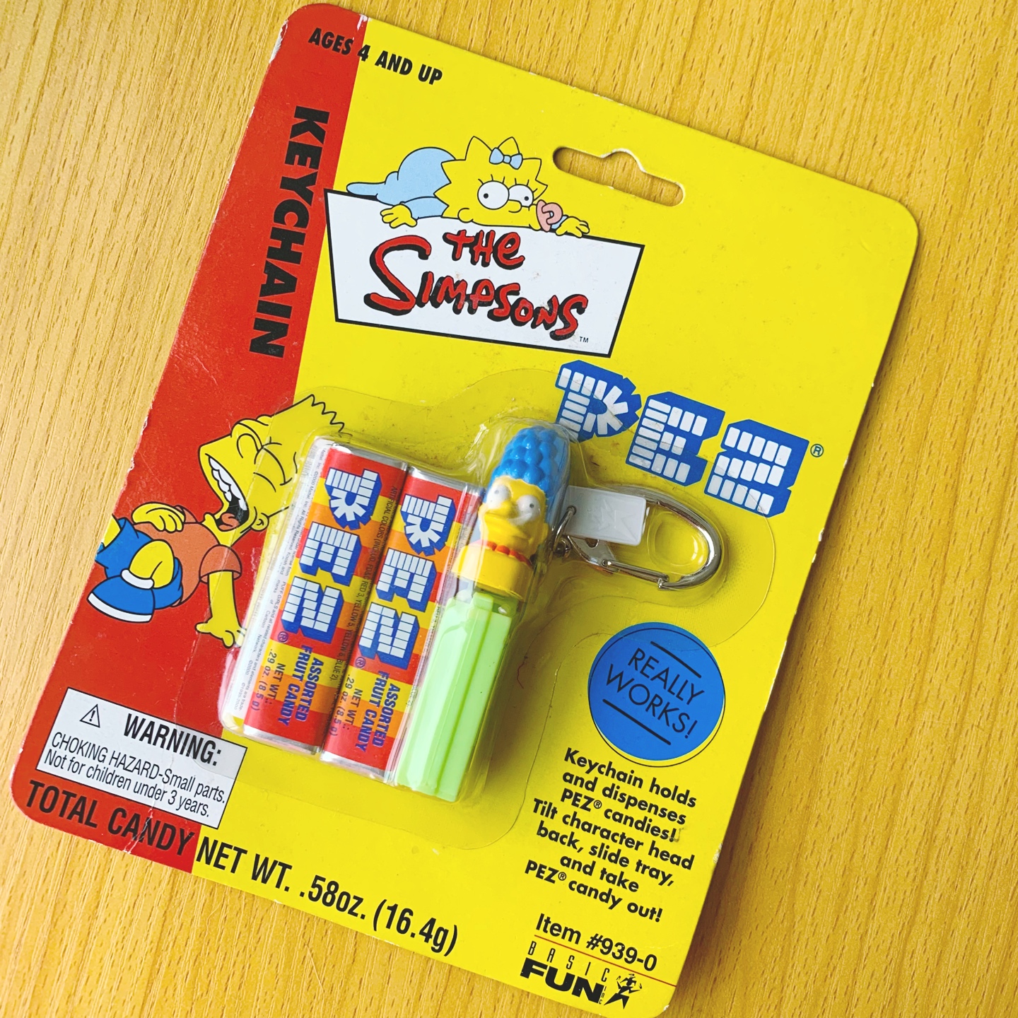 PEZ 심슨 키링