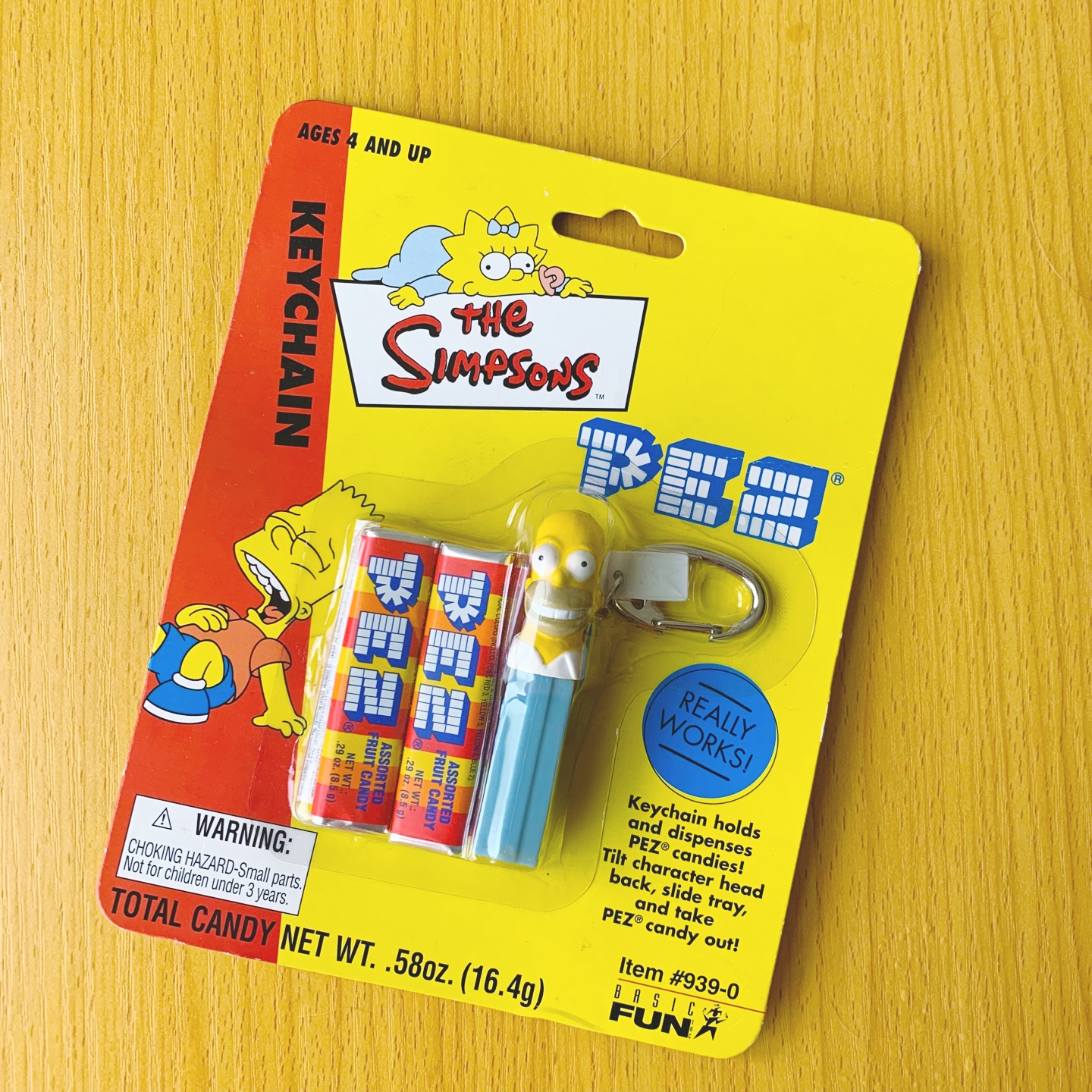 PEZ 심슨 키링