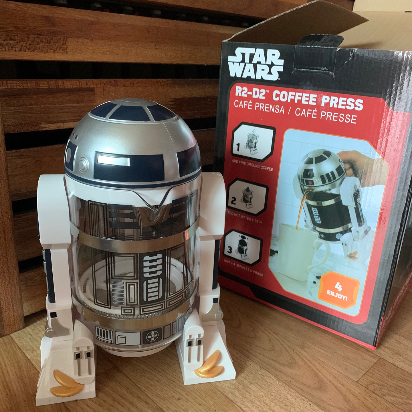 스타워즈 R2-D2 미니핸드 커피메이커