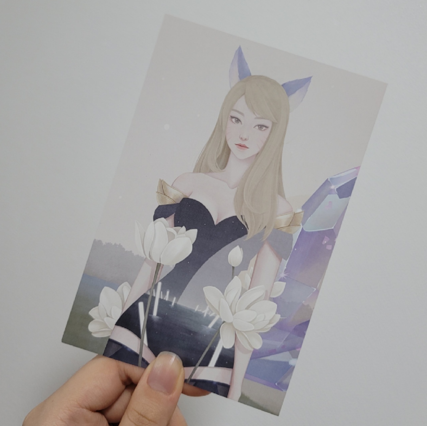 LoL INVADE ART 아리 엽서