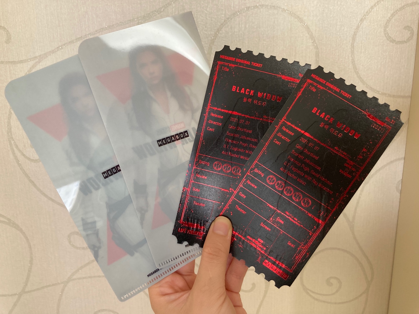 🖤메가박스 블랙위도우 오리지널 티켓❤️