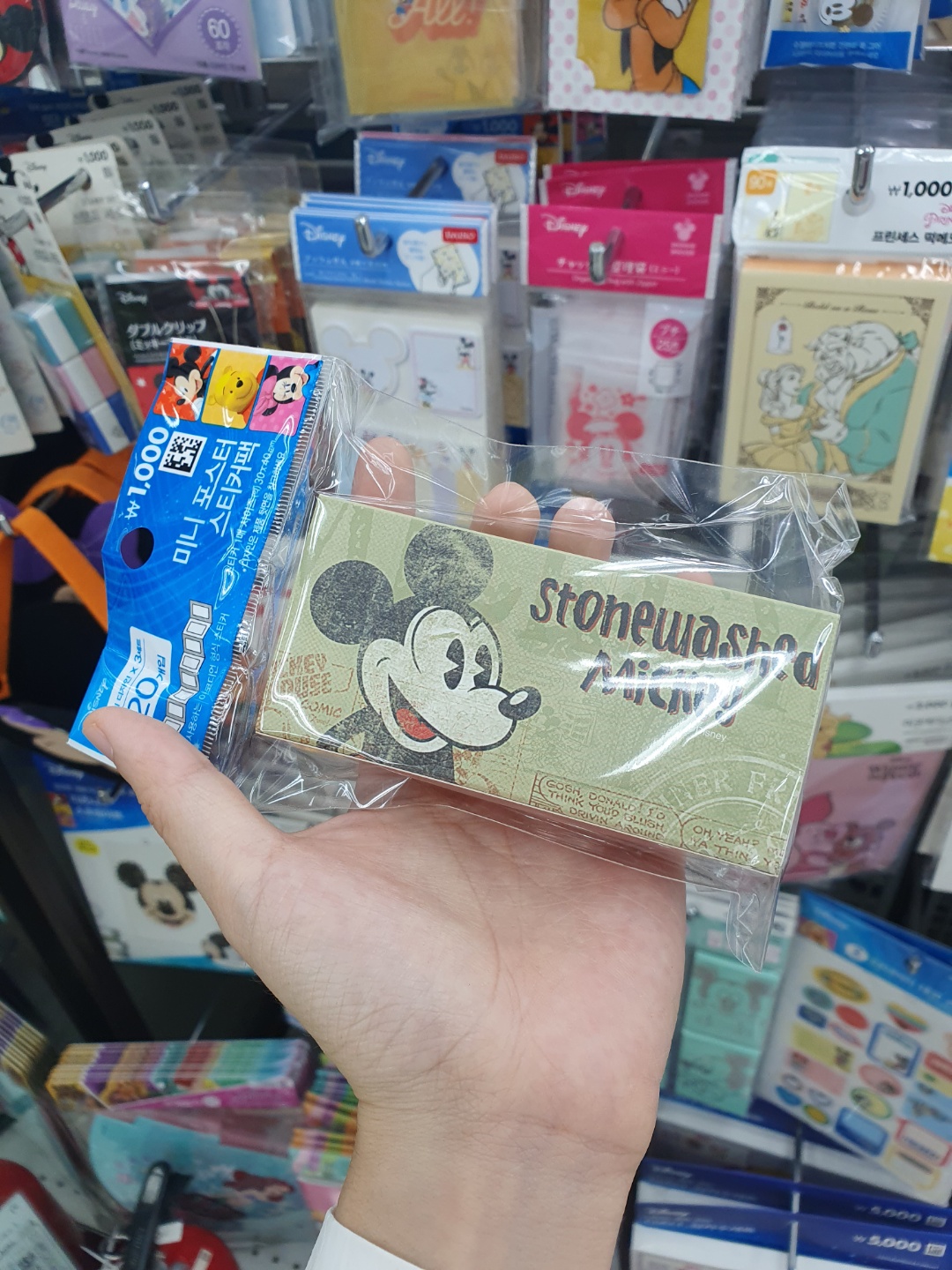 스톤 워시드 미키☆스티커