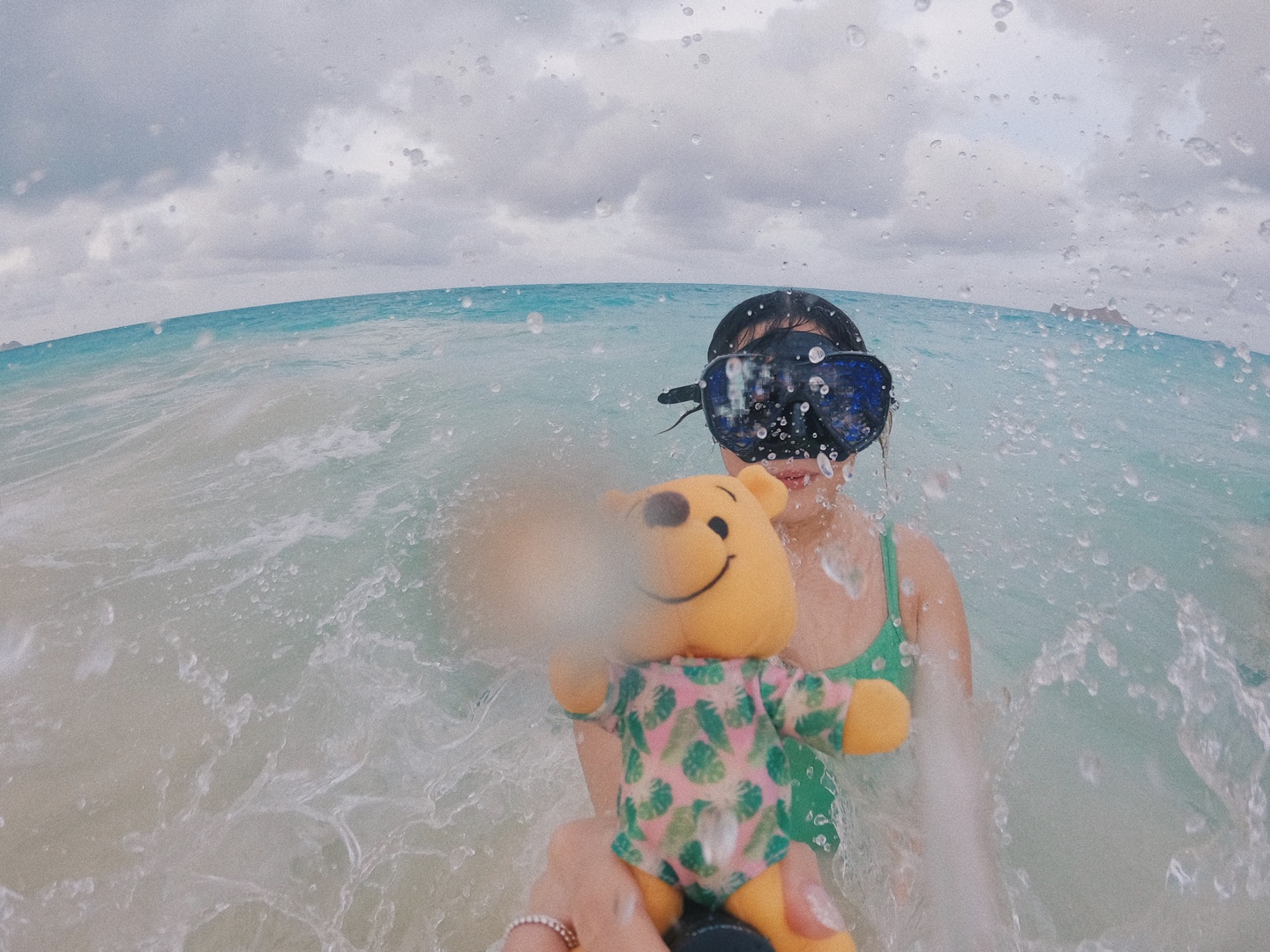 Swimming pooh💙