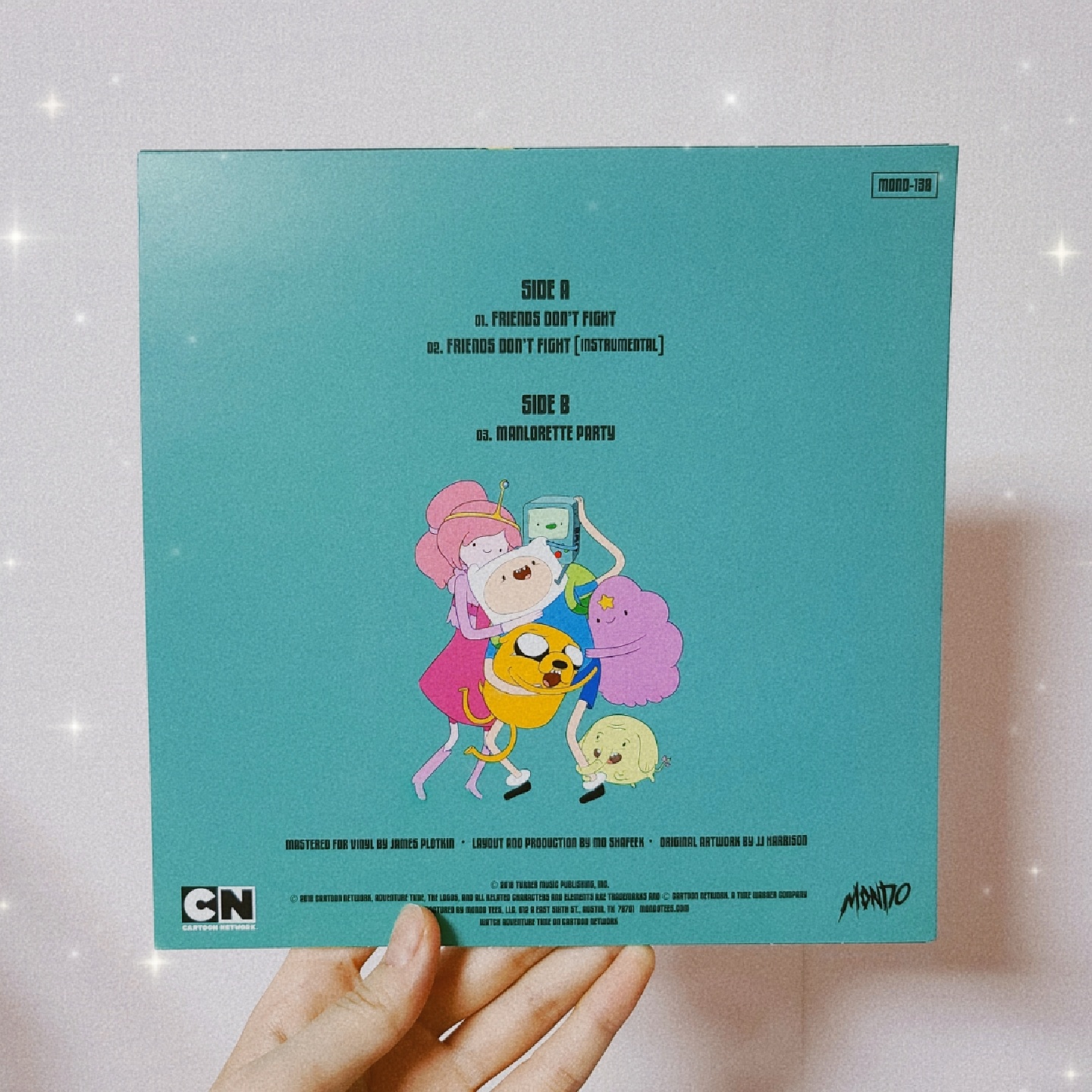 💖 어드벤처타임 한정판 7인치 미니 LP 🎼
