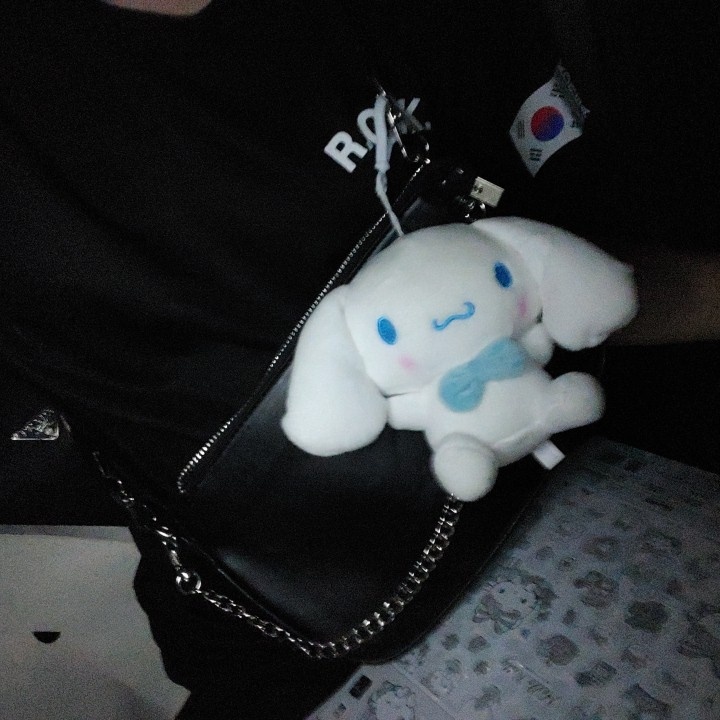 산리오 시나모롤 인형키링