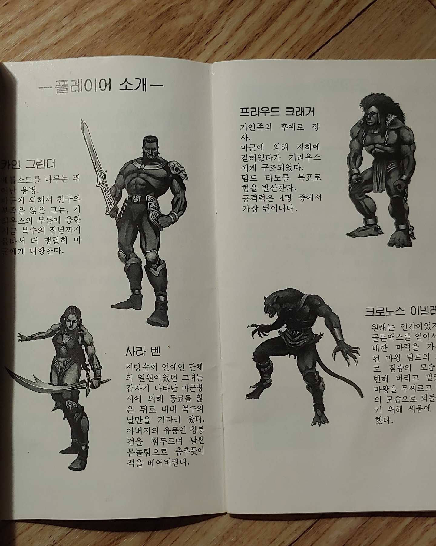골든액스3=황금도끼3 뒷면