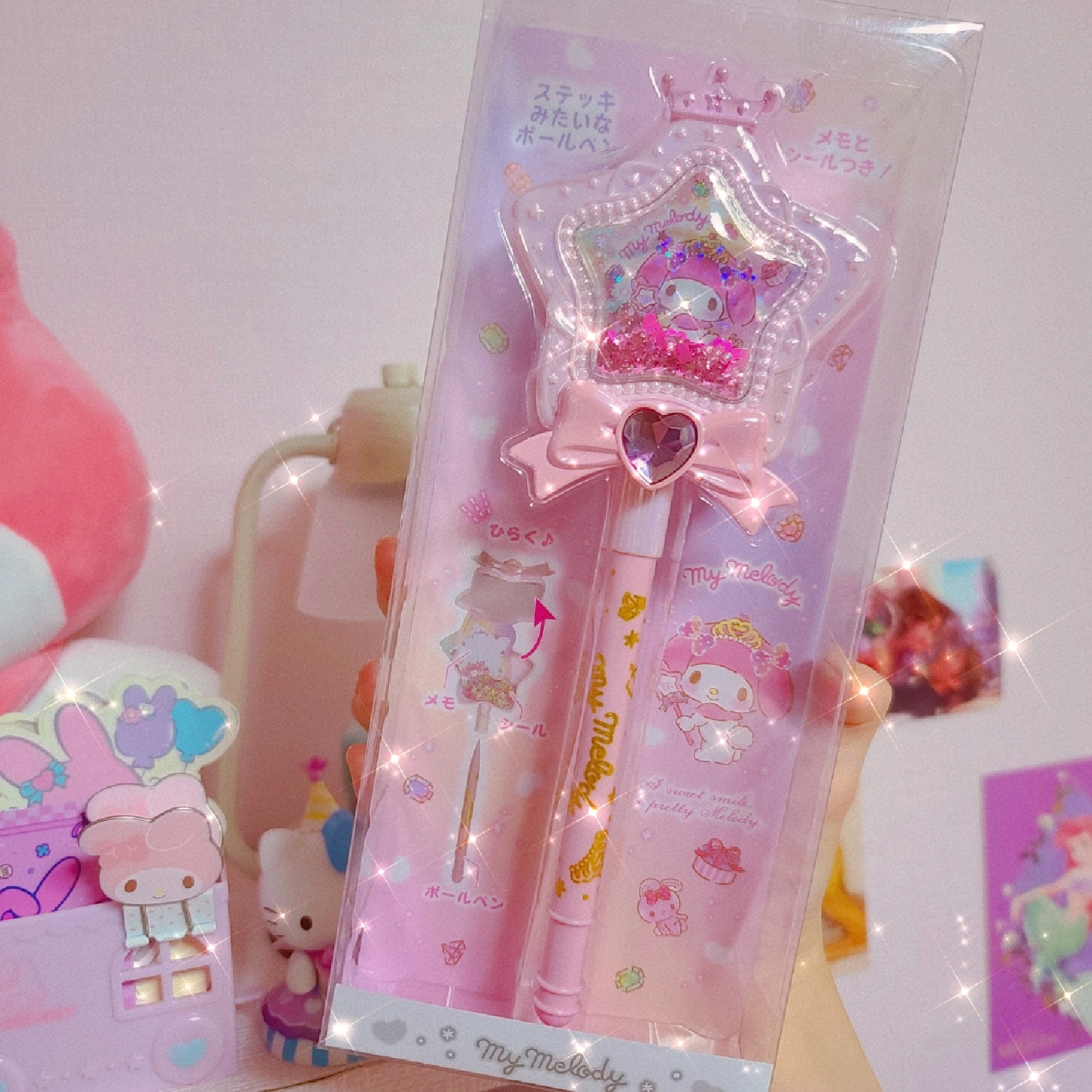 🌷마이멜로디 요술봉 펜🐰✨