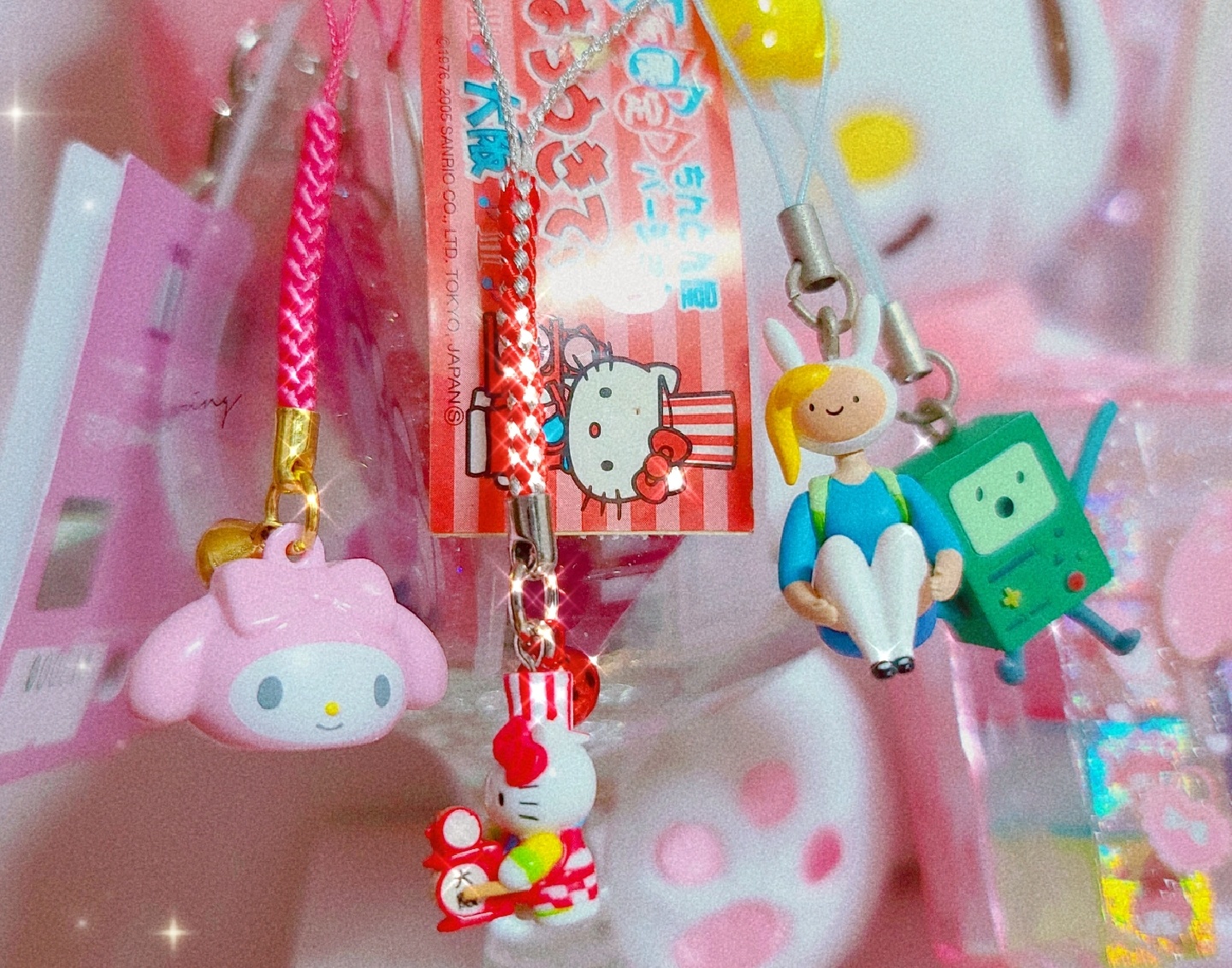 🧸작고 귀여운 스트랩 모으기💖🍒🍰