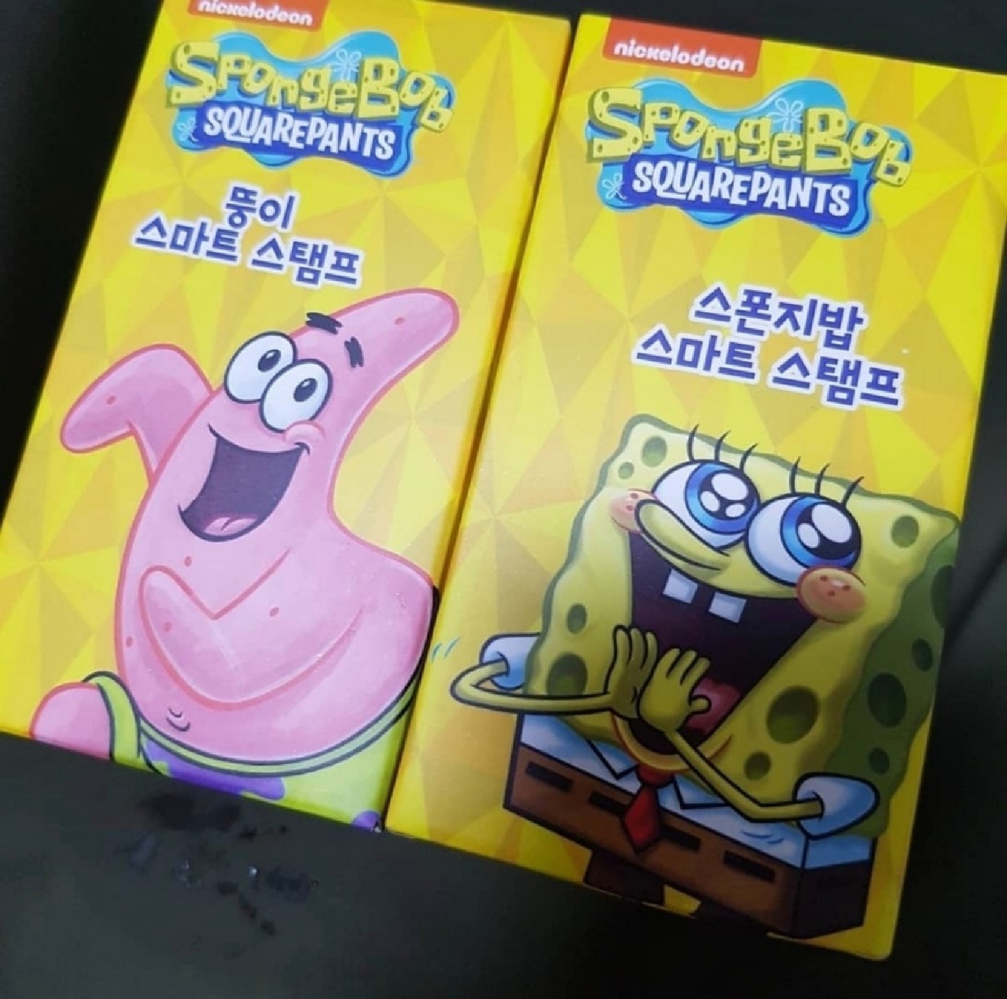 배스킨라빈스 굿즈 스펀지밥 스탬프