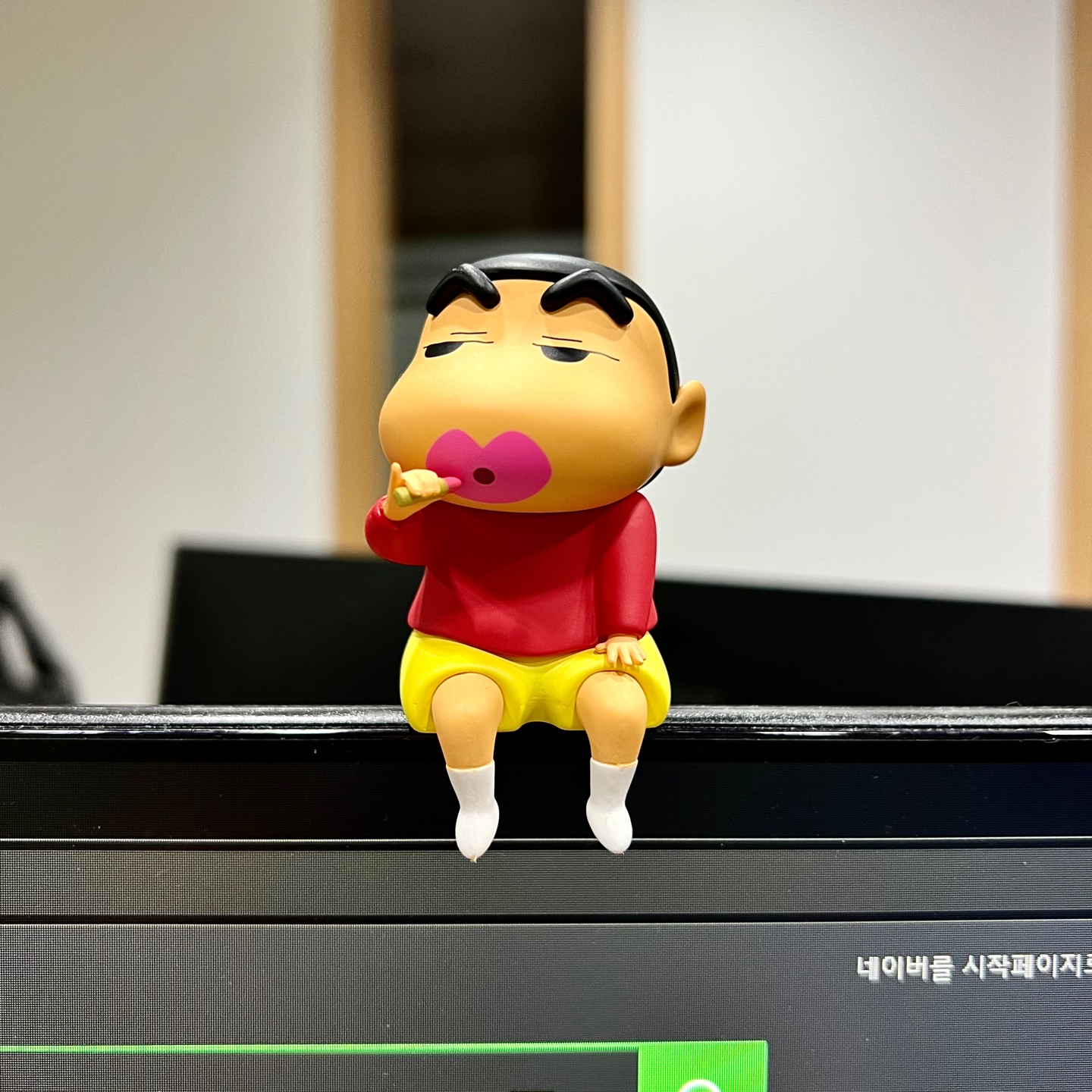 짱구 피규어 샀어용