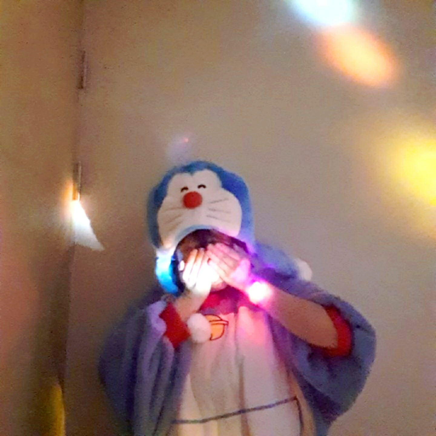 도라에몽 잠옷+모자