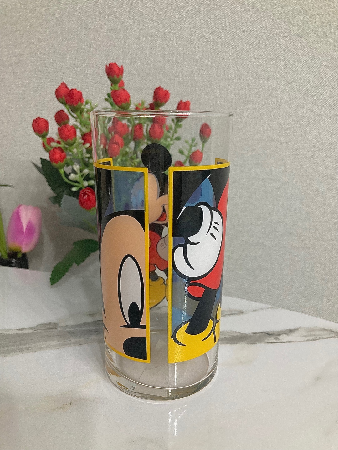 빈티지 미키 유리컵🥤