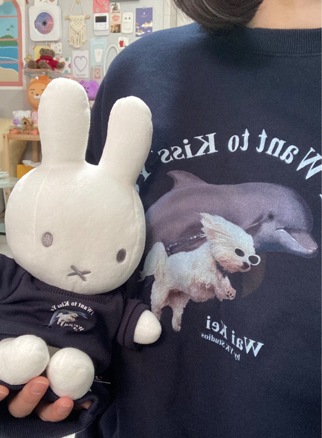 미피랑 커플티💙💙