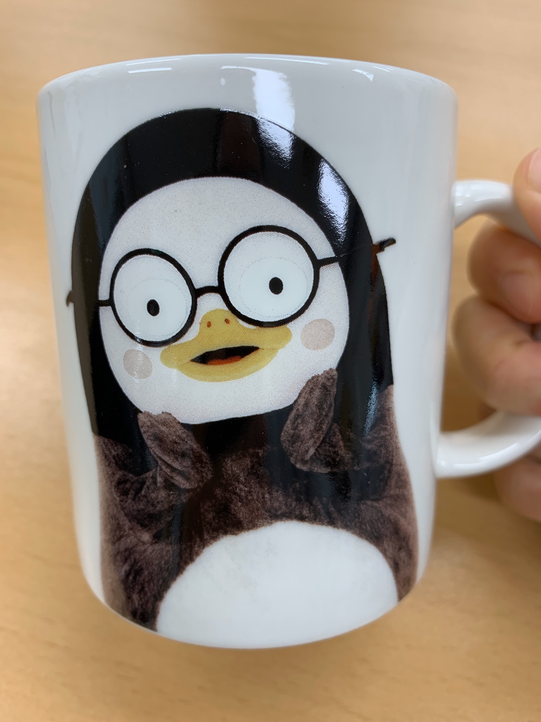 펭수열공머그컵