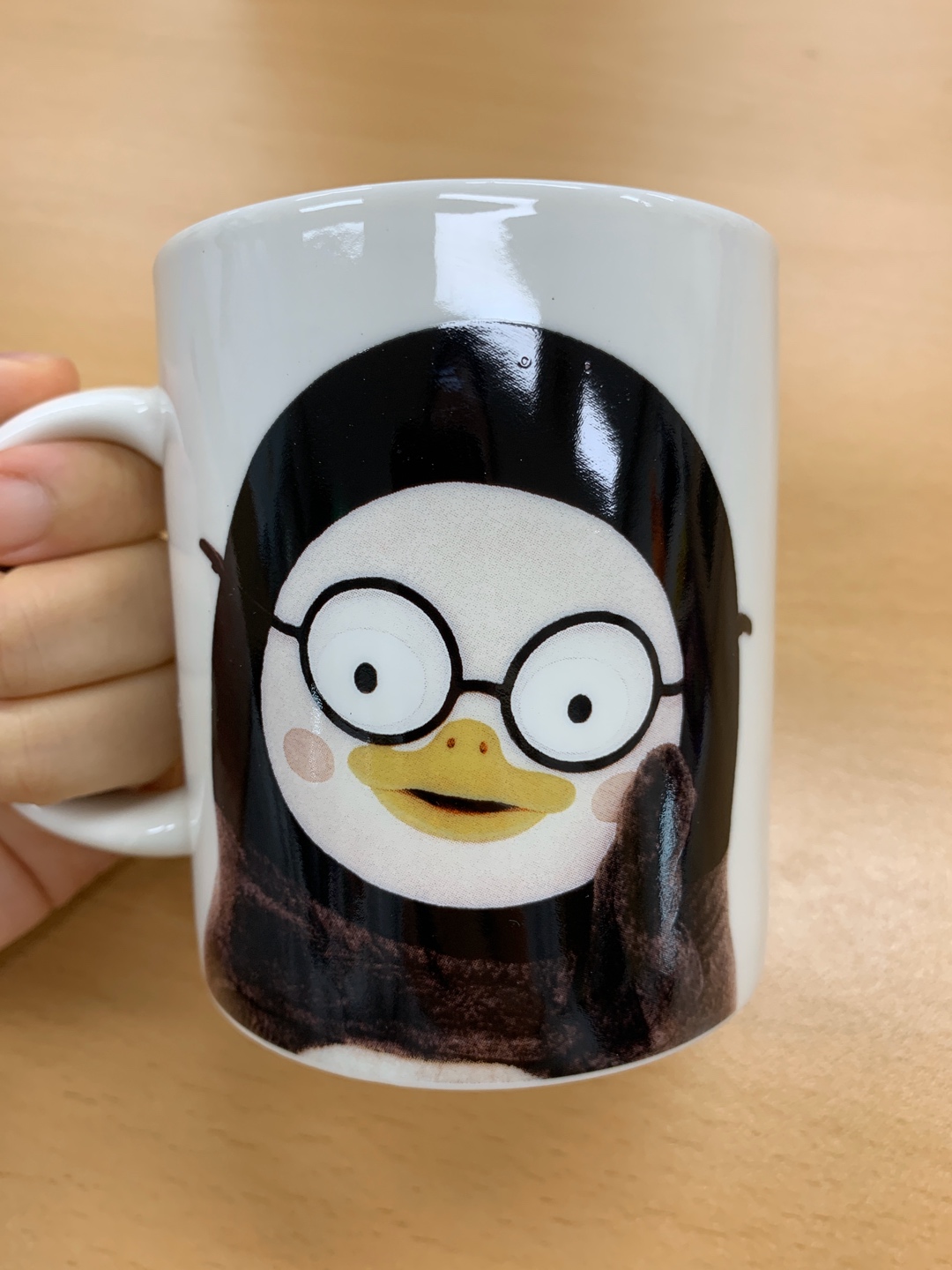 펭수열공머그컵