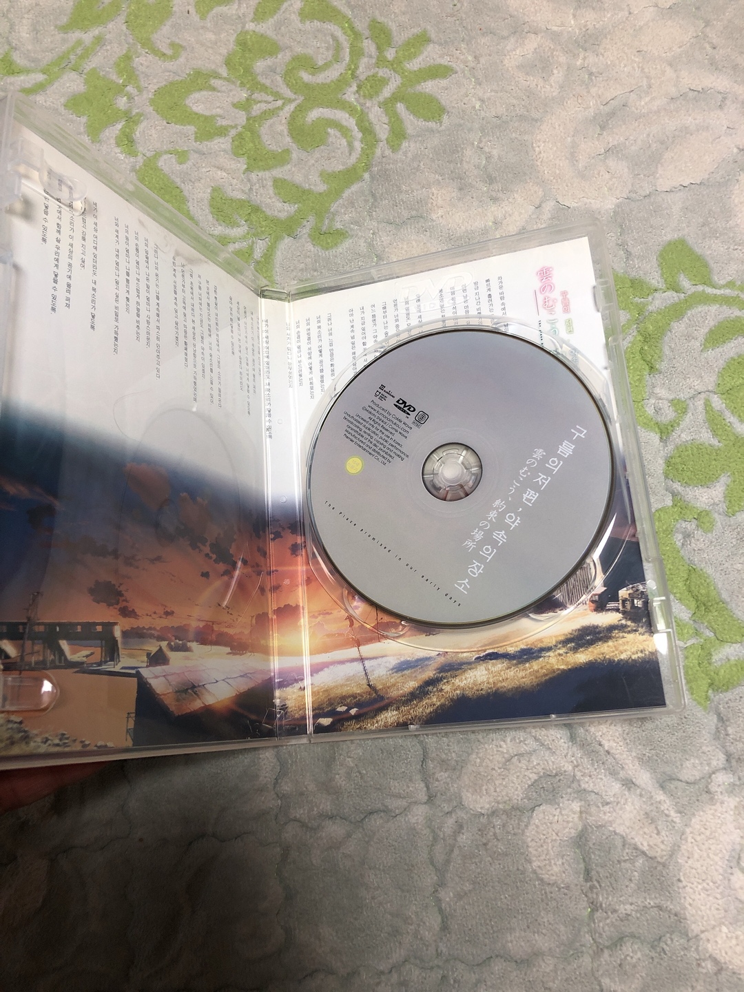 구름의 저편 , 약속의 장소 DVD