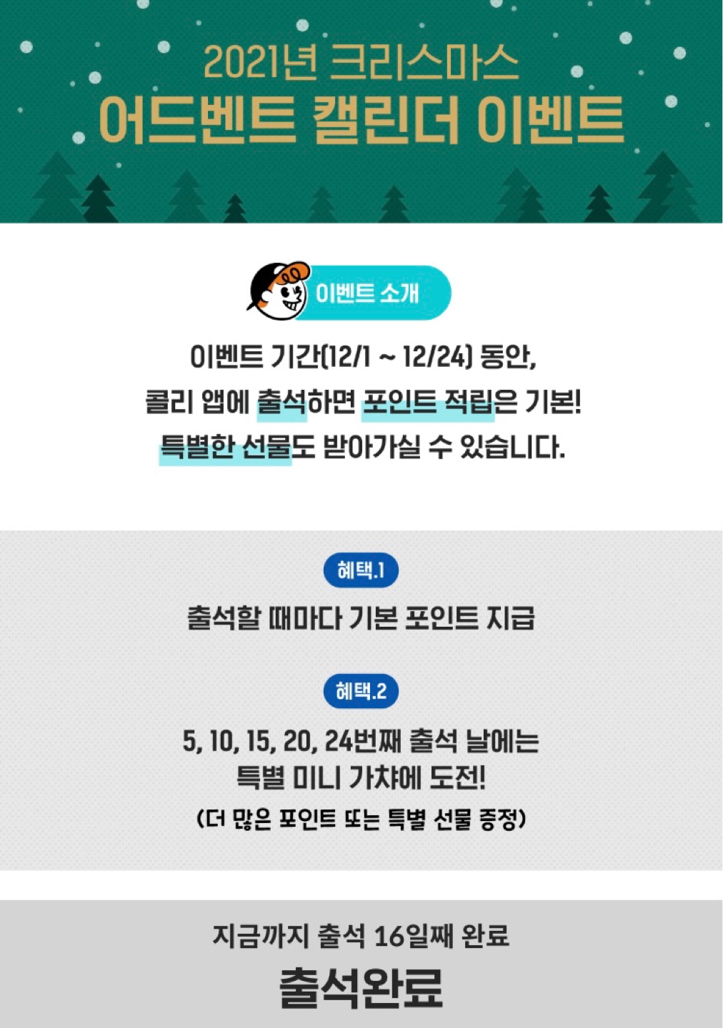 16일차 출석🎄