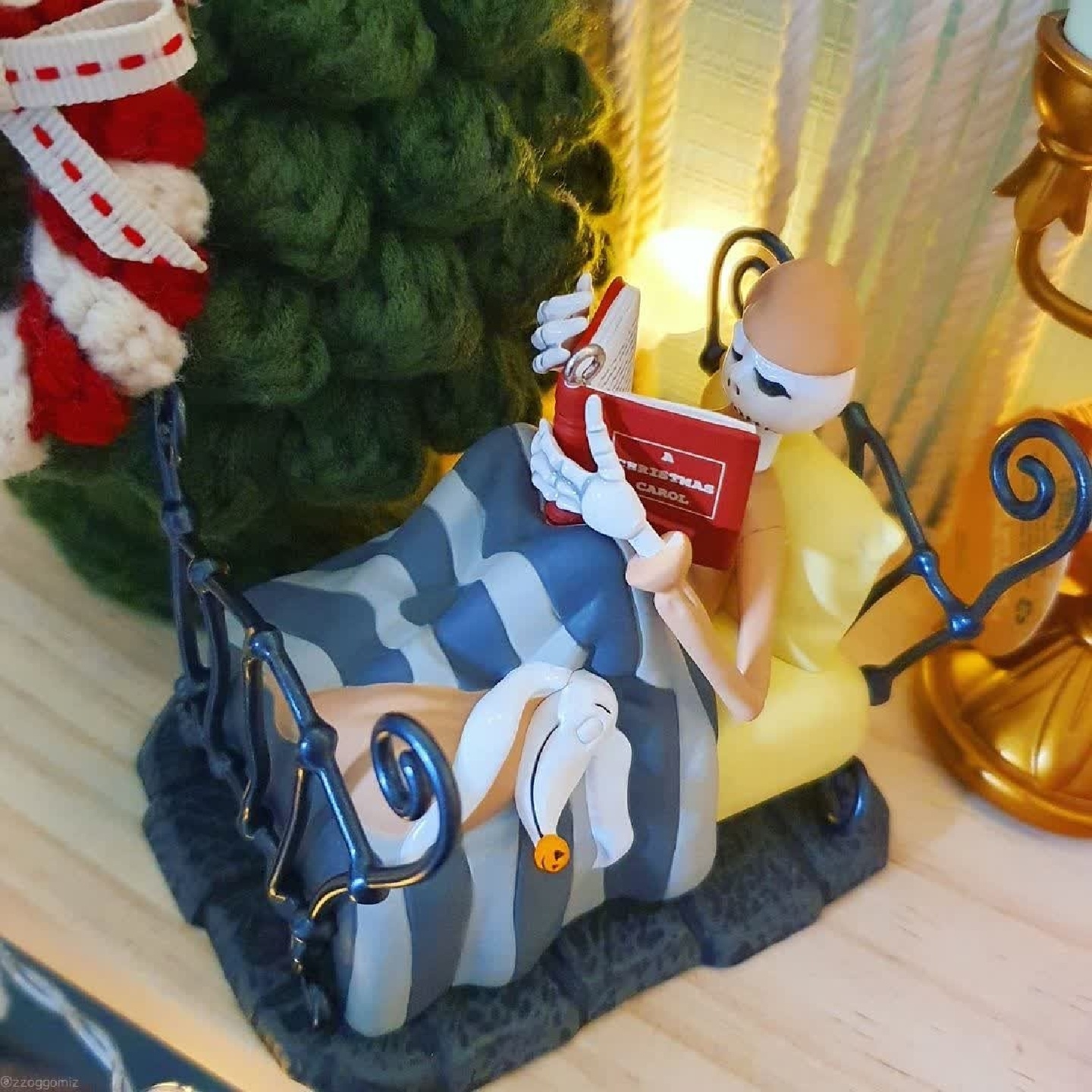 홀마크 크리스마스악몽 침대 잭 오너먼트🎄