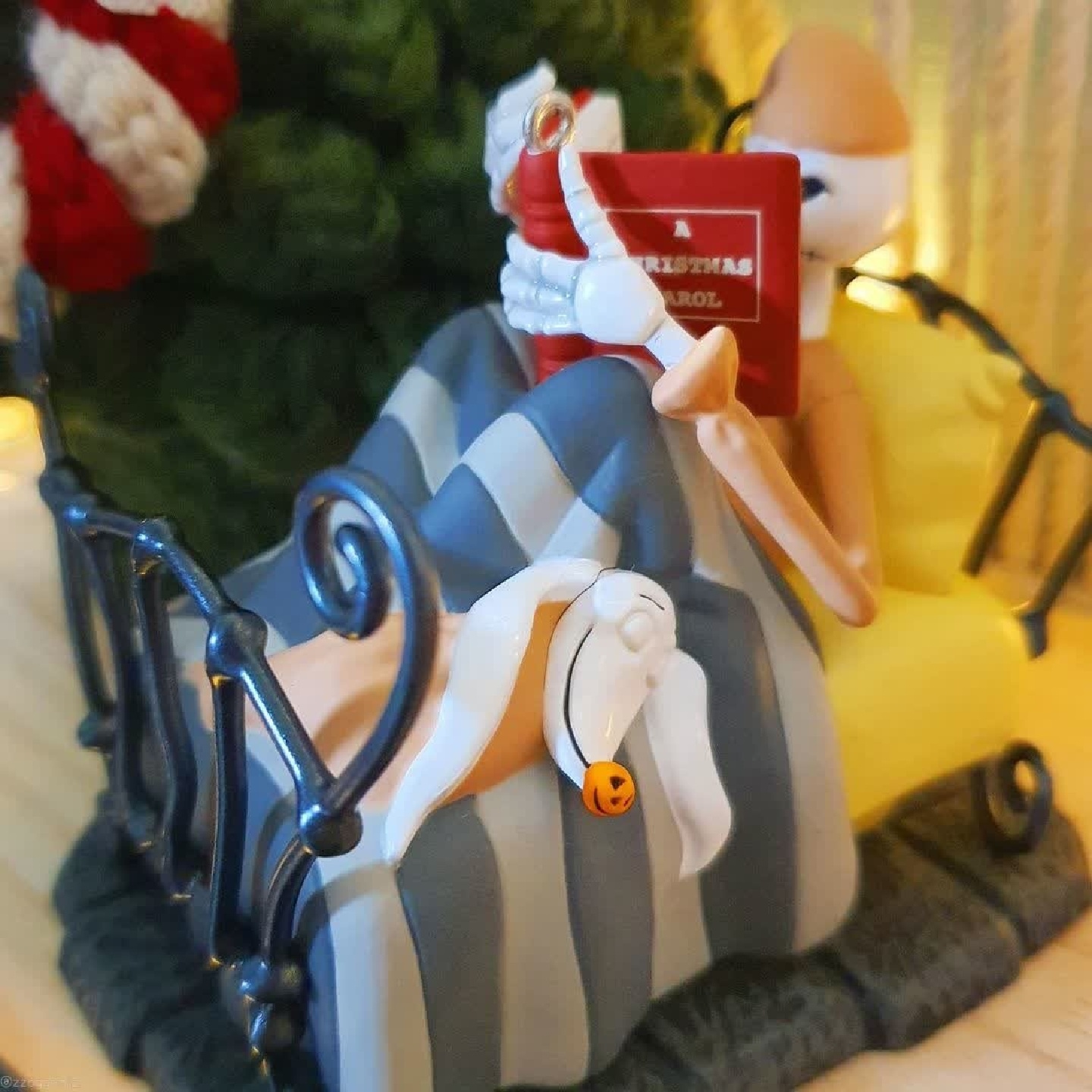 홀마크 크리스마스악몽 침대 잭 오너먼트🎄