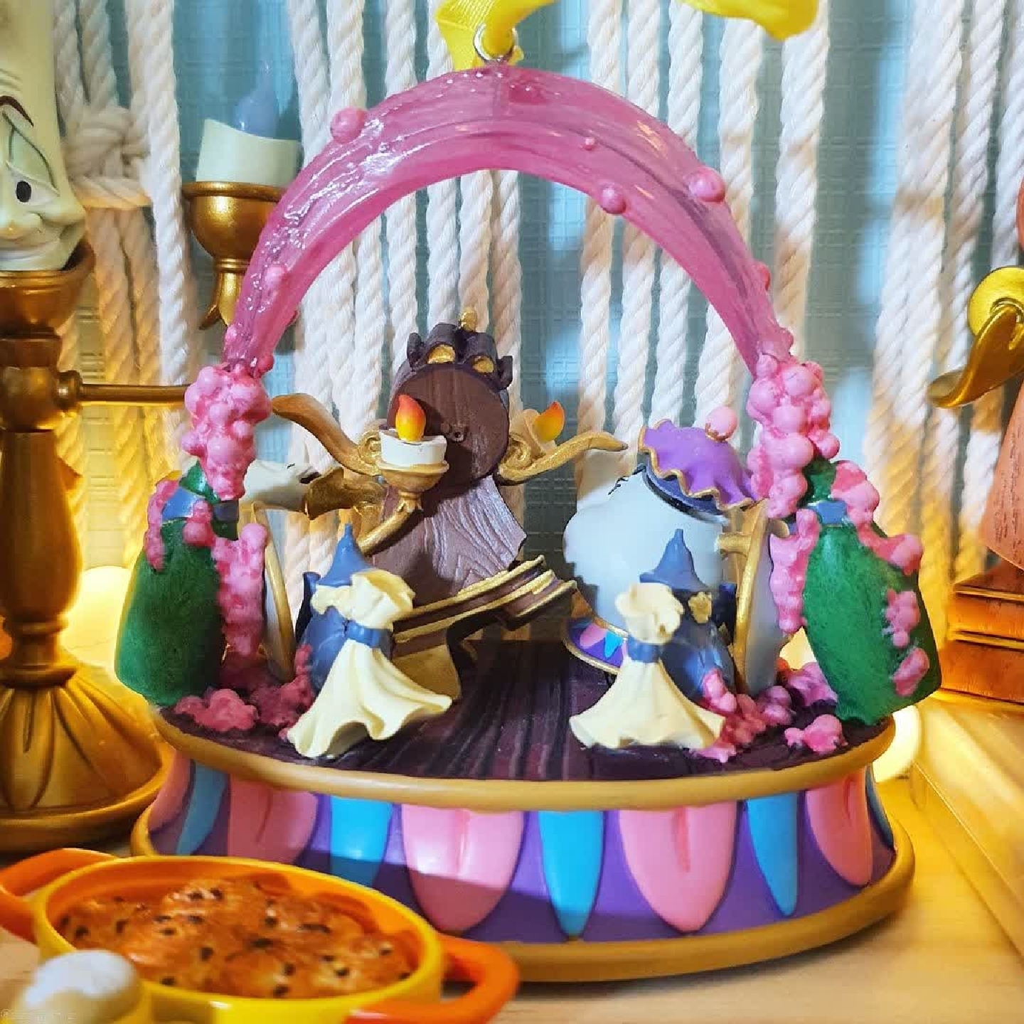 미녀와야수 싱잉 오너먼트🎶🍾☕🕰🕯🍾🎶