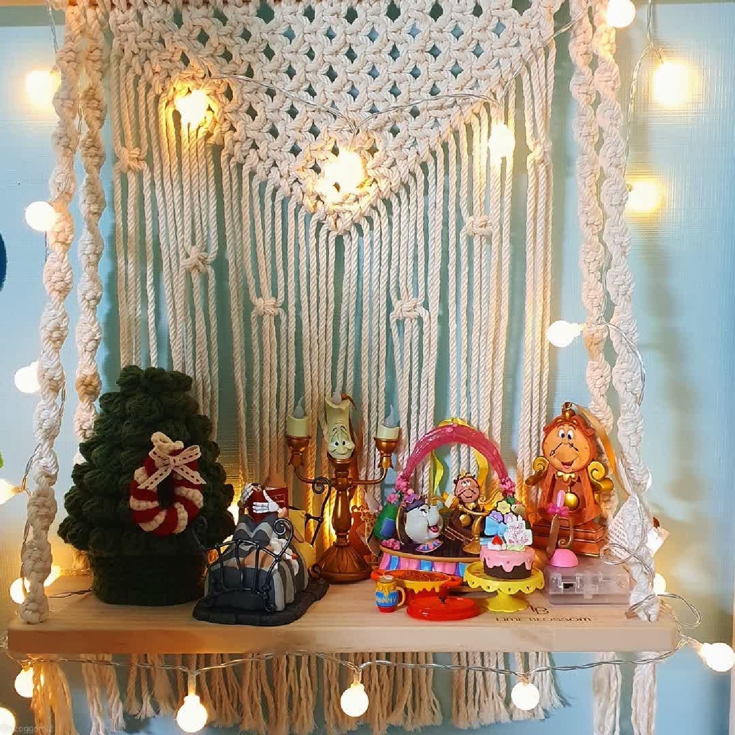 미녀와야수 싱잉 오너먼트🎶🍾☕🕰🕯🍾🎶