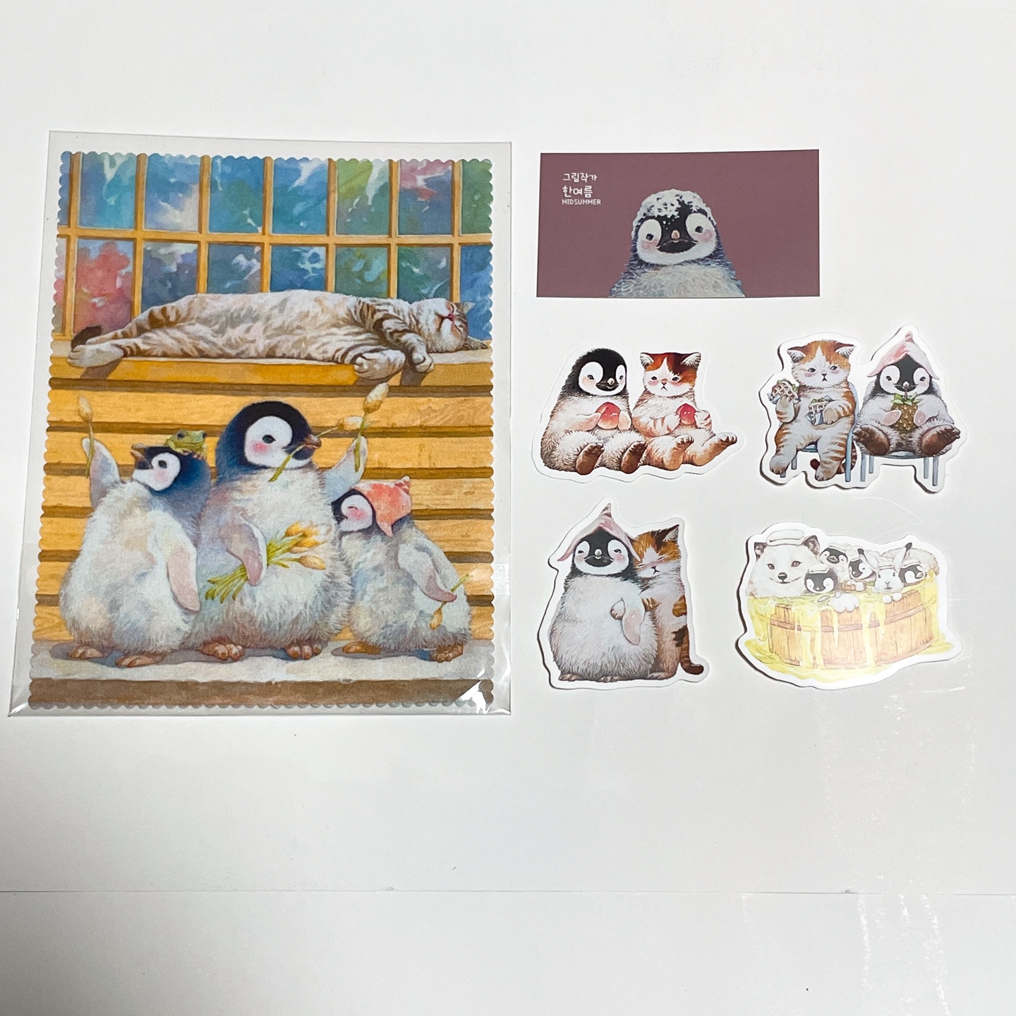 펭귄과 고양이