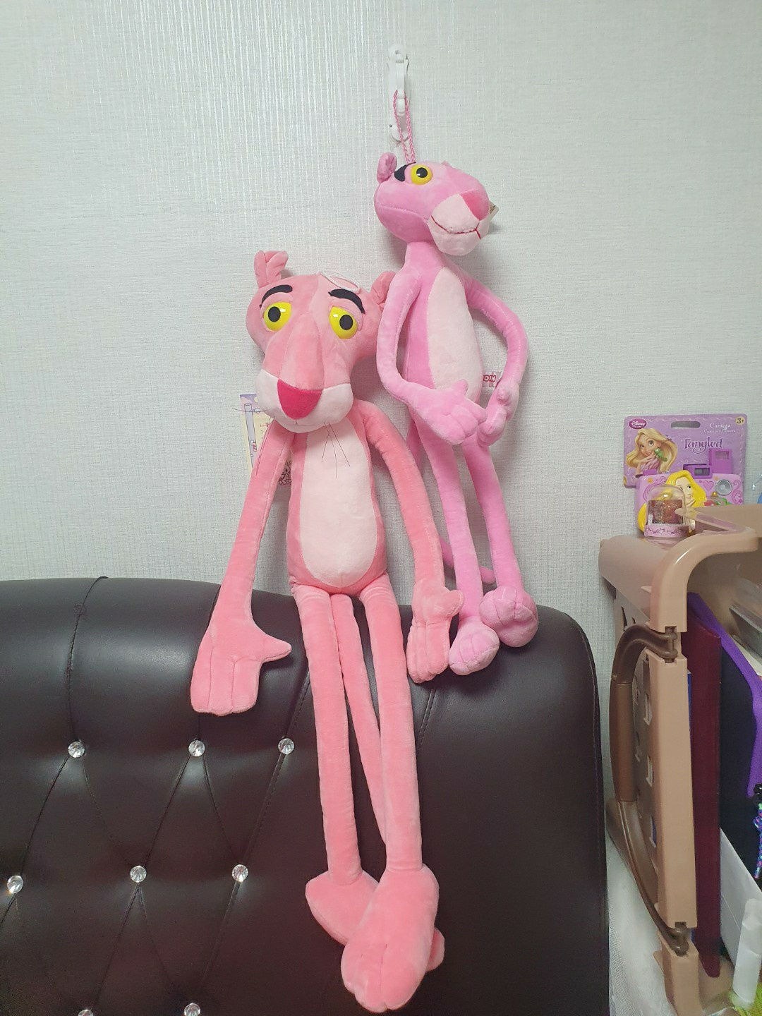 화사한 핑크팬더 중형 인형