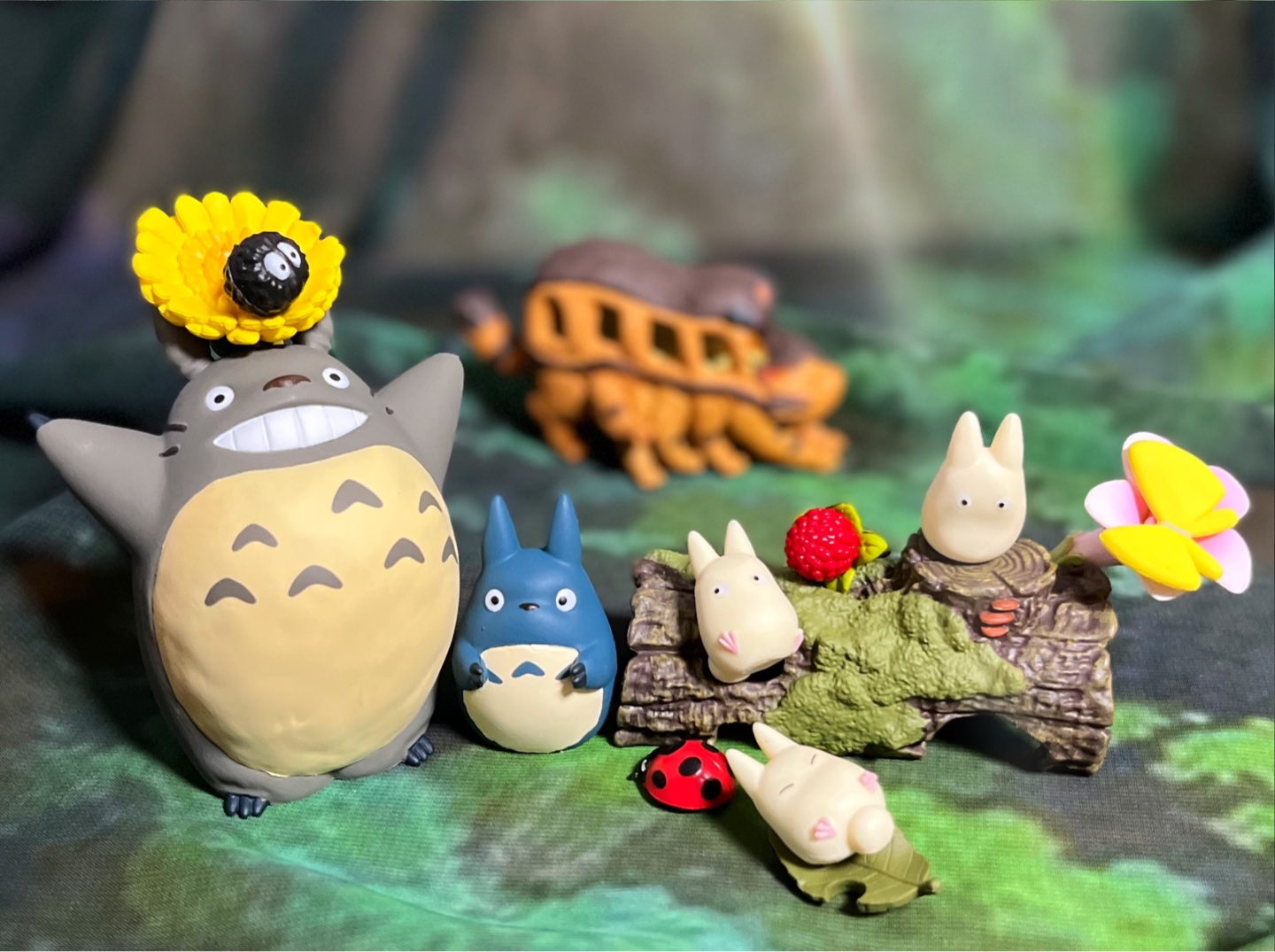 🌼꽃과 토토로 쌓아올리기🌿