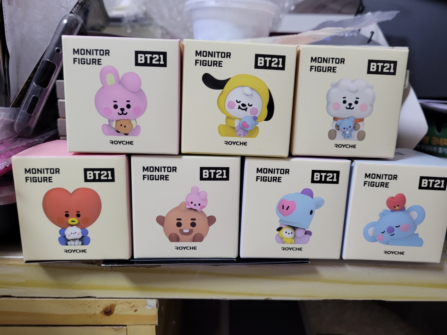 신상 BT21모니터피규어!!