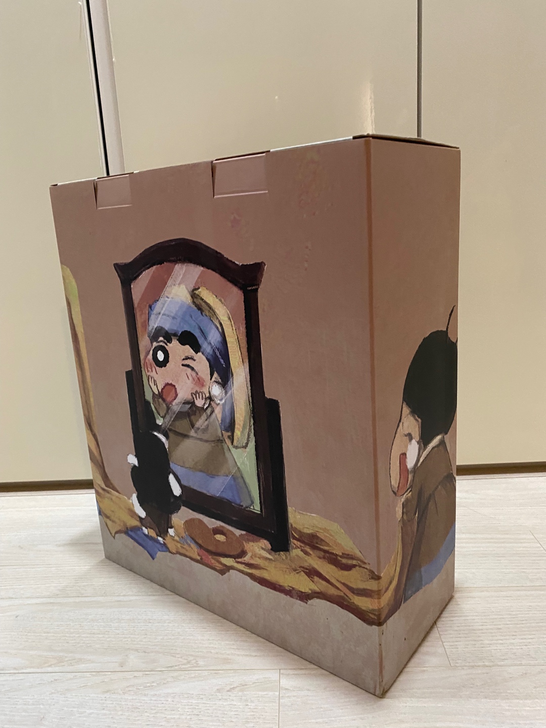 진주귀걸이를 한 짱구