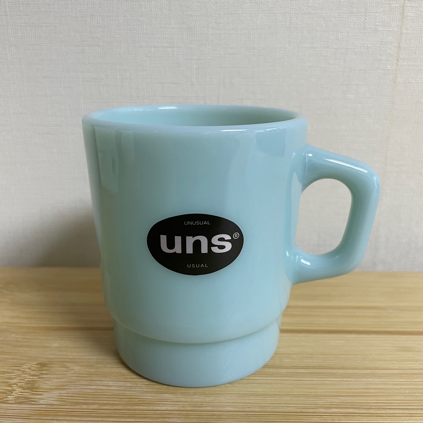 UNS 밀크글라스 머그 3종