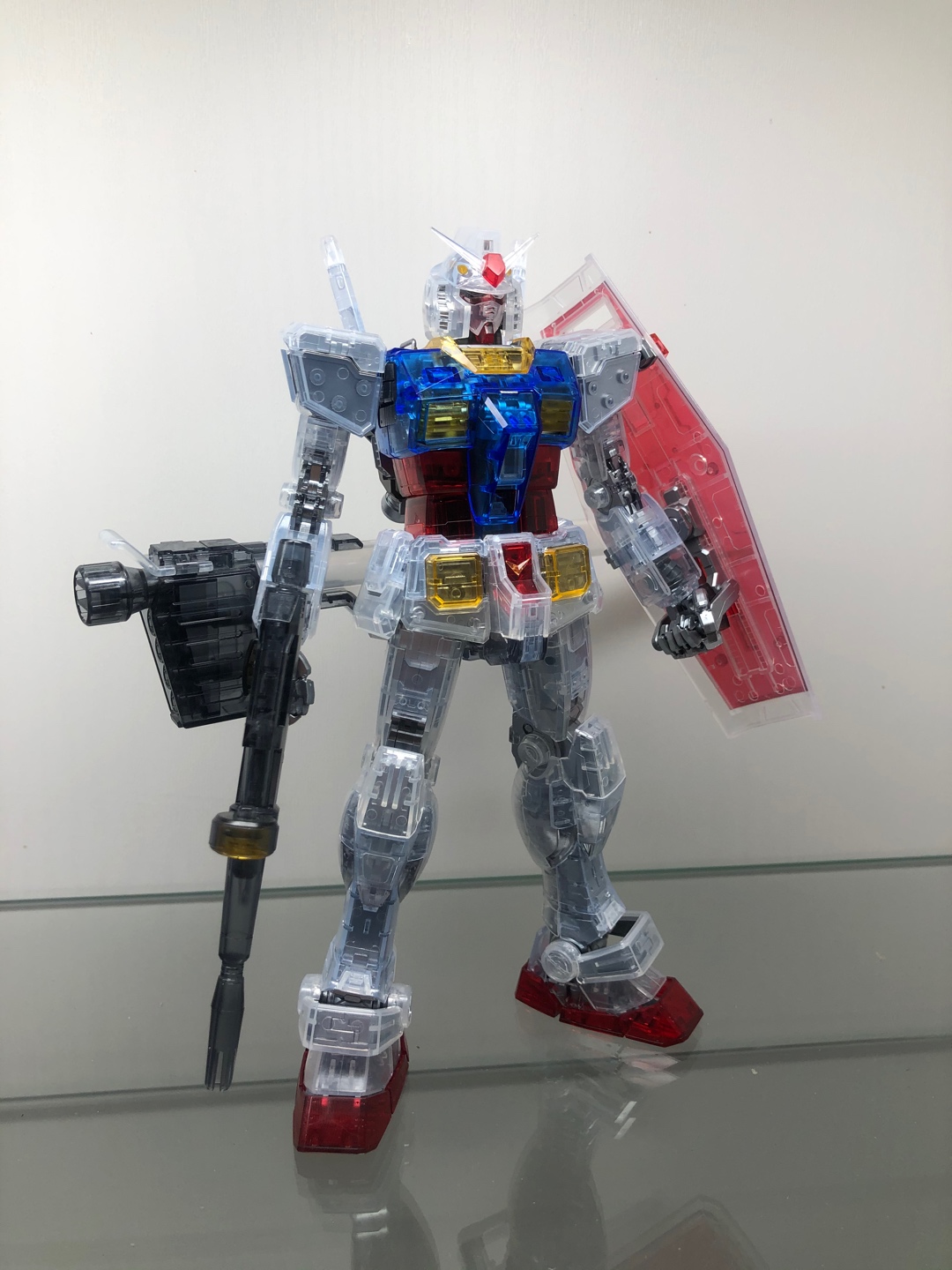 MG 퍼스트 3.0 클리어 프레임도색