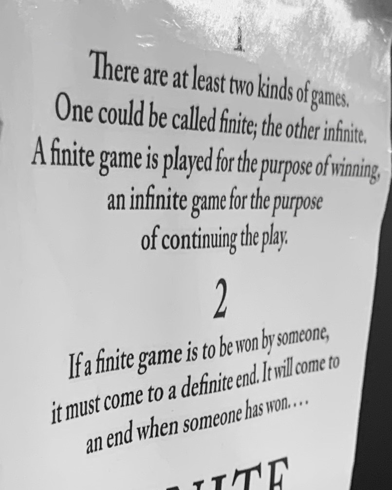 FINITE AND INFINITE GAMES