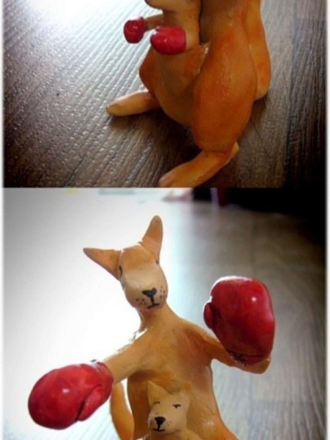 캥거루 모자