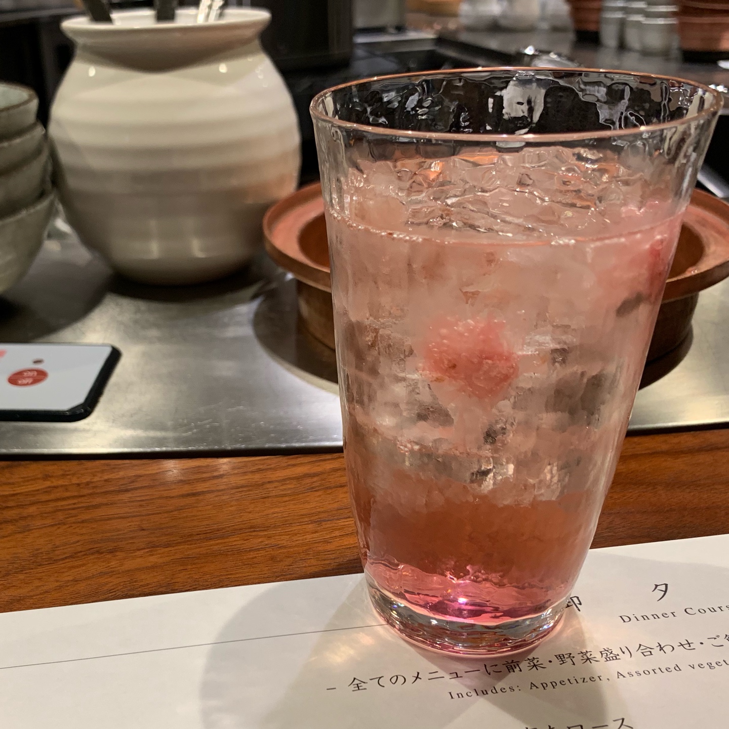 Sakura highball